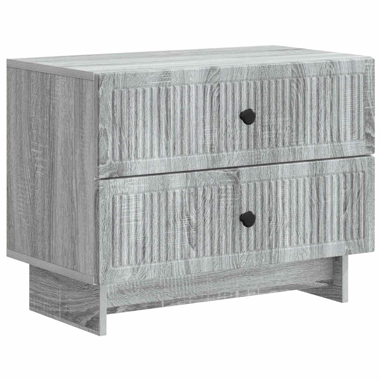 vidaXL Κομοδίνο Γκρι Sonoma 62 x 34,5 x 47,5 εκ Επεξεργασμένο Ξύλο
