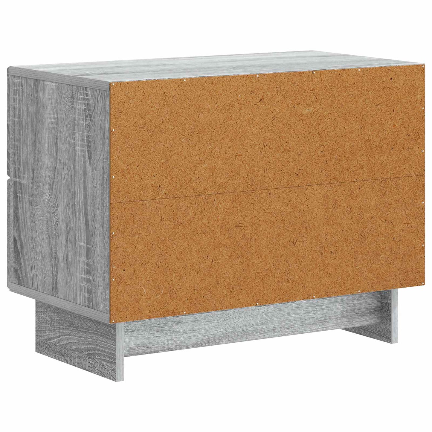 vidaXL Κομοδίνο Γκρι Sonoma 62 x 34,5 x 47,5 εκ Επεξεργασμένο Ξύλο