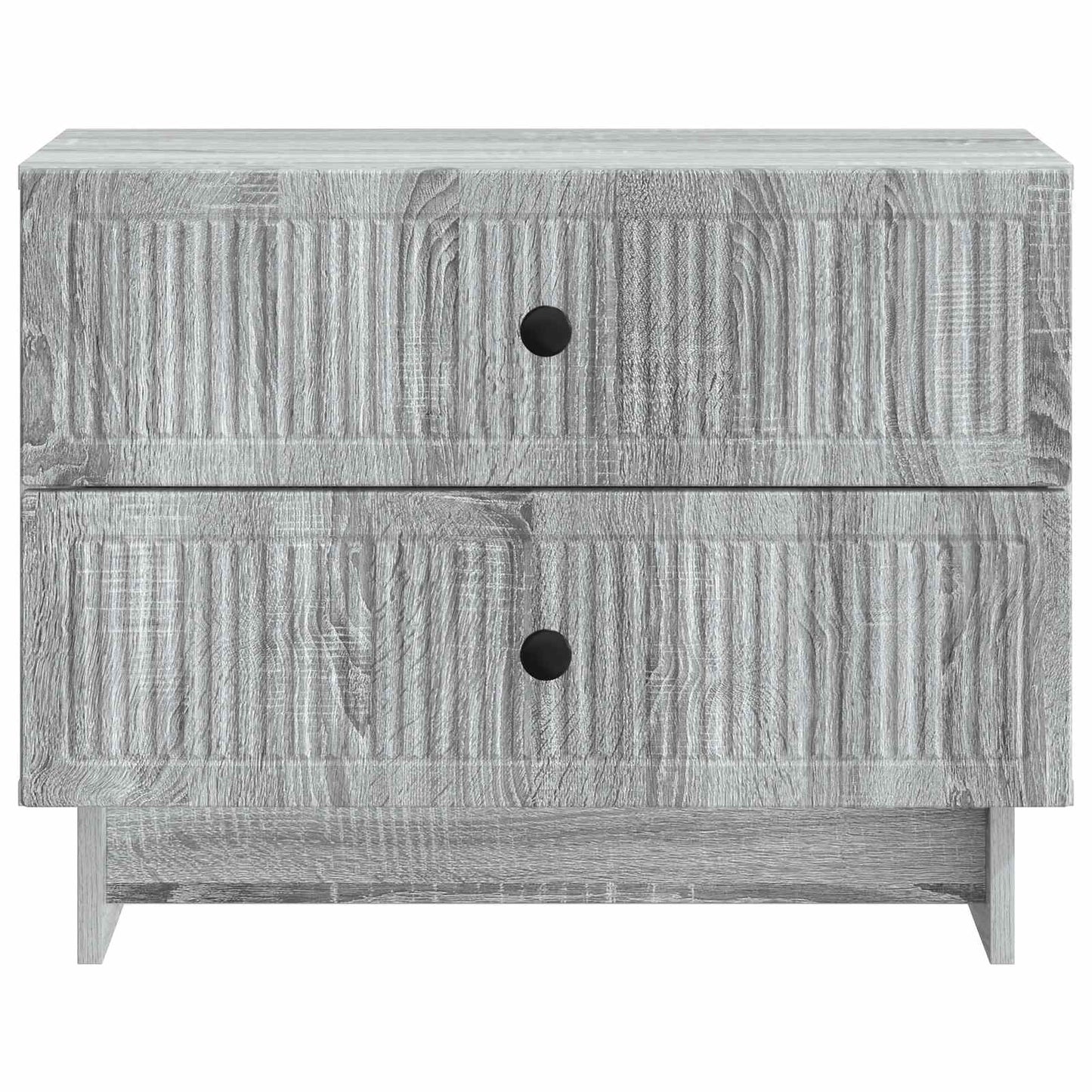 vidaXL Κομοδίνο Γκρι Sonoma 62 x 34,5 x 47,5 εκ Επεξεργασμένο Ξύλο