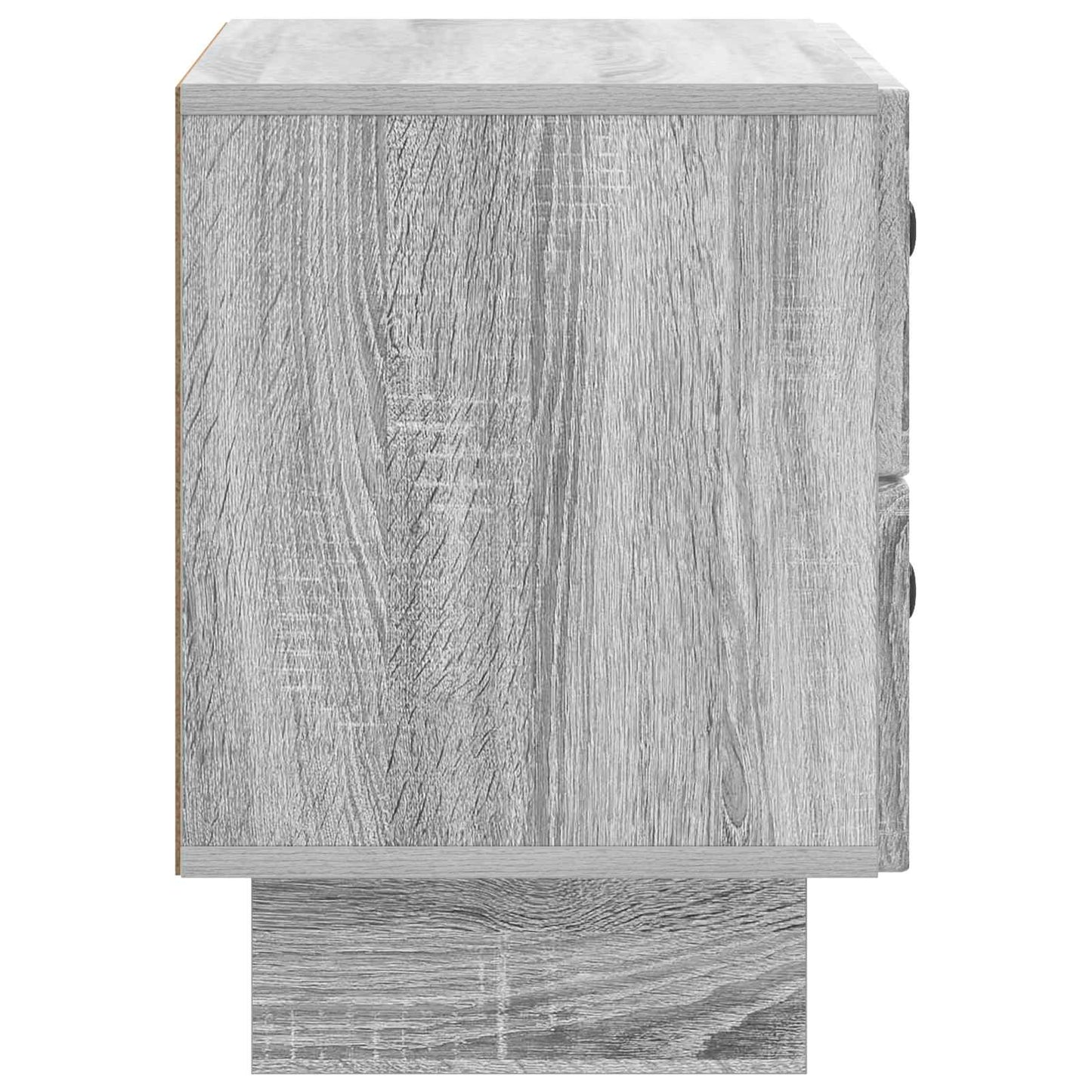 vidaXL Κομοδίνο Γκρι Sonoma 62 x 34,5 x 47,5 εκ Επεξεργασμένο Ξύλο