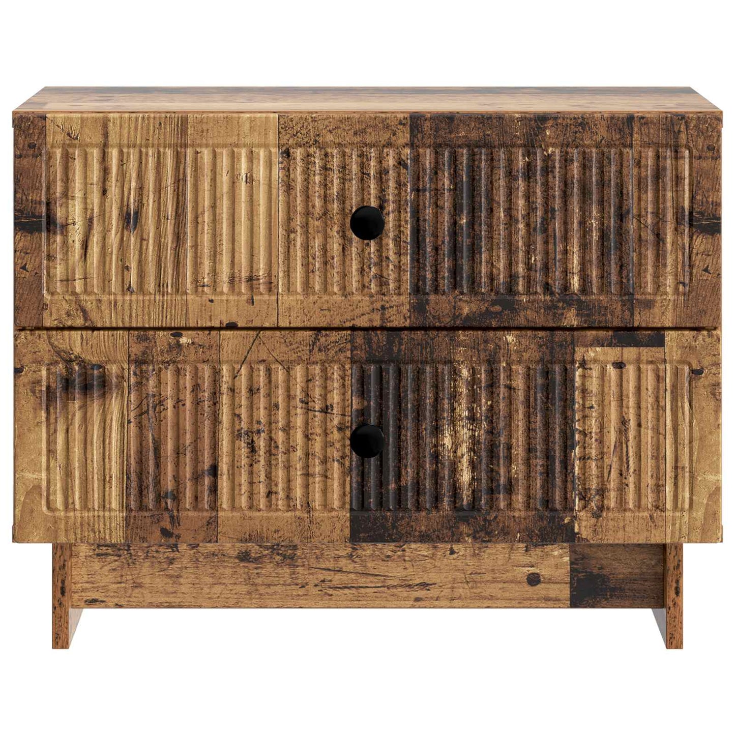 vidaXL Κομοδίνο Παλαιωμένο ξύλο 62 x 34,5 x 47,5 εκ Επεξεργασμένο Ξύλο