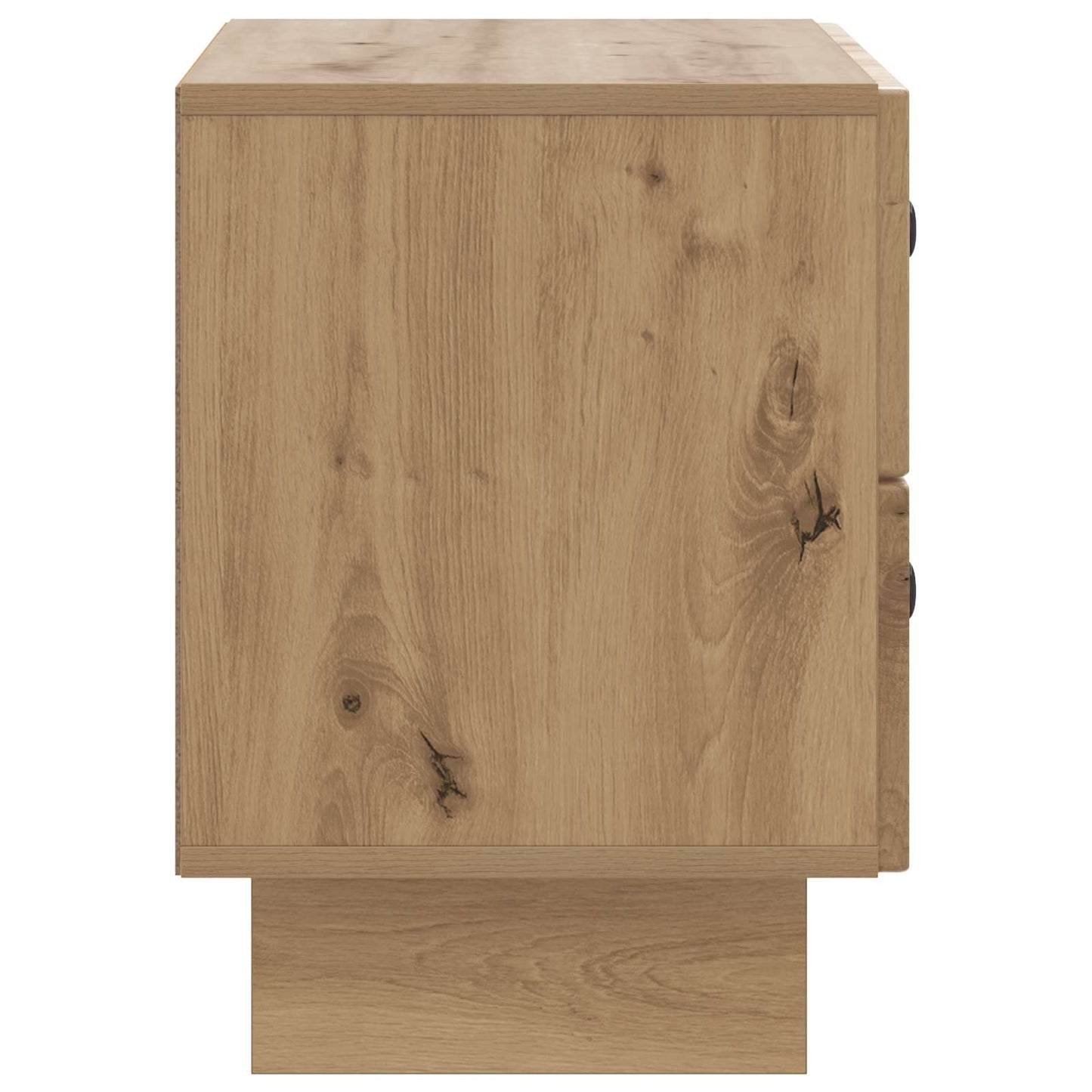 vidaXL Κομοδίνο Artisan Δρυς 62 x 34,5 x 47,5 εκ Επεξεργασμένο Ξύλο
