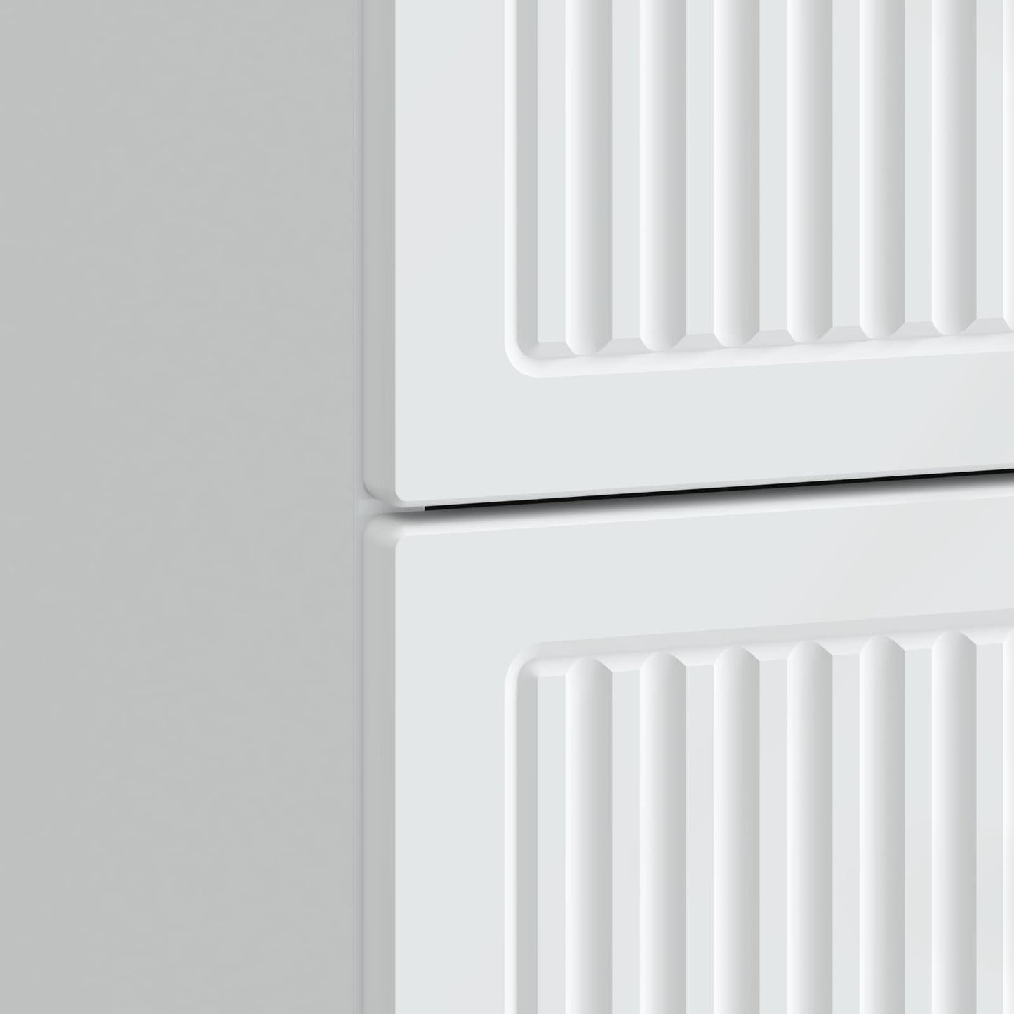 vidaXL Κομοδίνο με συρτάρι Λευκό 43 x 41 x 66,5 εκ. Επεξεργασμένο Ξύλο