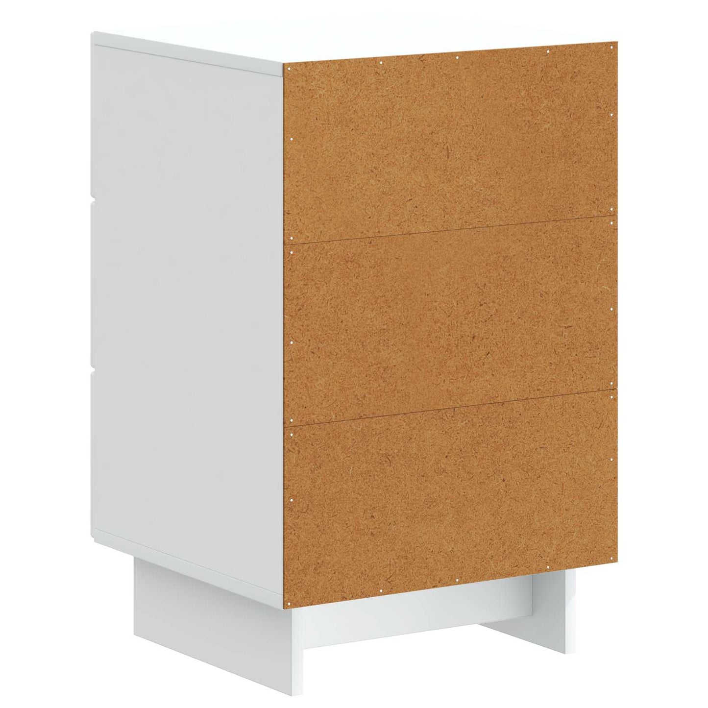vidaXL Κομοδίνο με συρτάρι Λευκό 43 x 41 x 66,5 εκ. Επεξεργασμένο Ξύλο