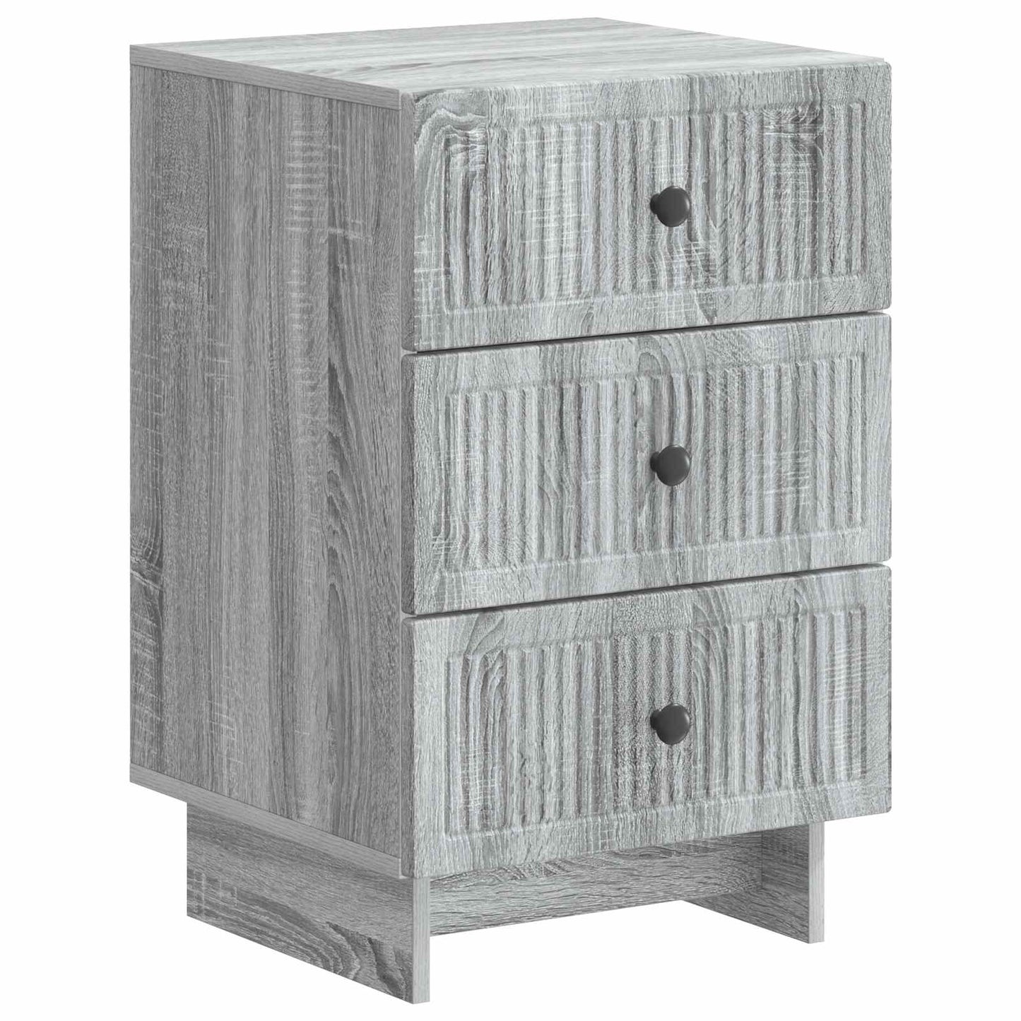 vidaXL Κομοδίνο Γκρι Sonoma 43 x 41 x 66,5 εκ. Επεξεργασμένο Ξύλο