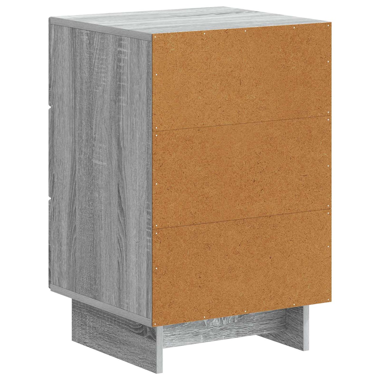 vidaXL Κομοδίνο Γκρι Sonoma 43 x 41 x 66,5 εκ. Επεξεργασμένο Ξύλο