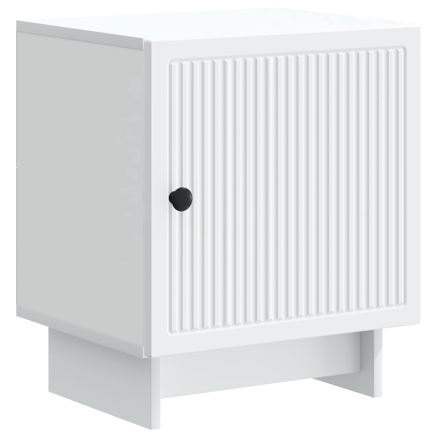 vidaXL Κομοδίνο 2 τμχ. Λευκό 43 x 34,5 x 50 εκ Επεξεργασμένο Ξύλο