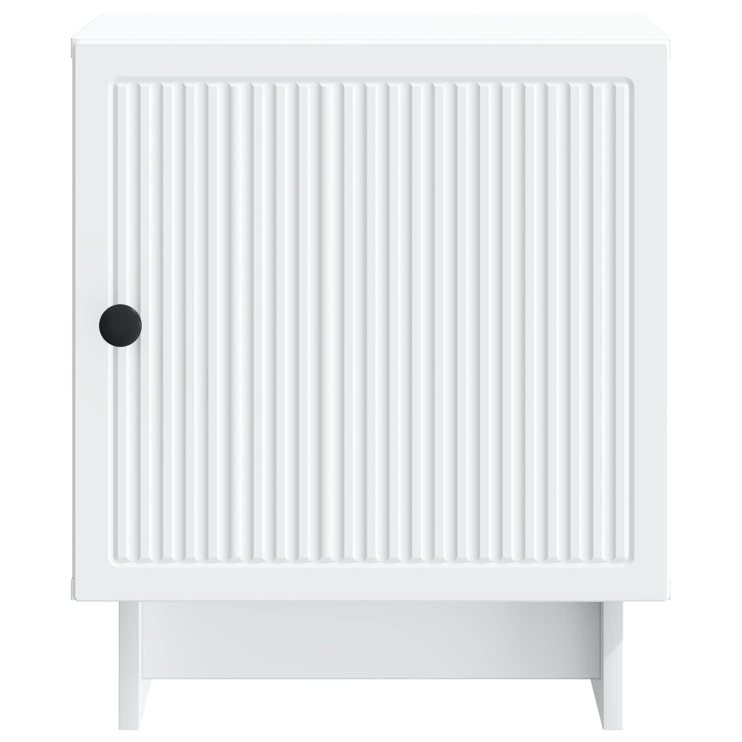 vidaXL Κομοδίνο 2 τμχ. Λευκό 43 x 34,5 x 50 εκ Επεξεργασμένο Ξύλο