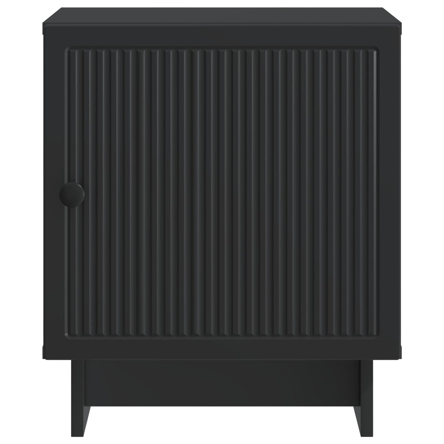 vidaXL Κομοδίνο Μαύρο 43 x 34,5 x 50 εκ Επεξεργασμένο Ξύλο