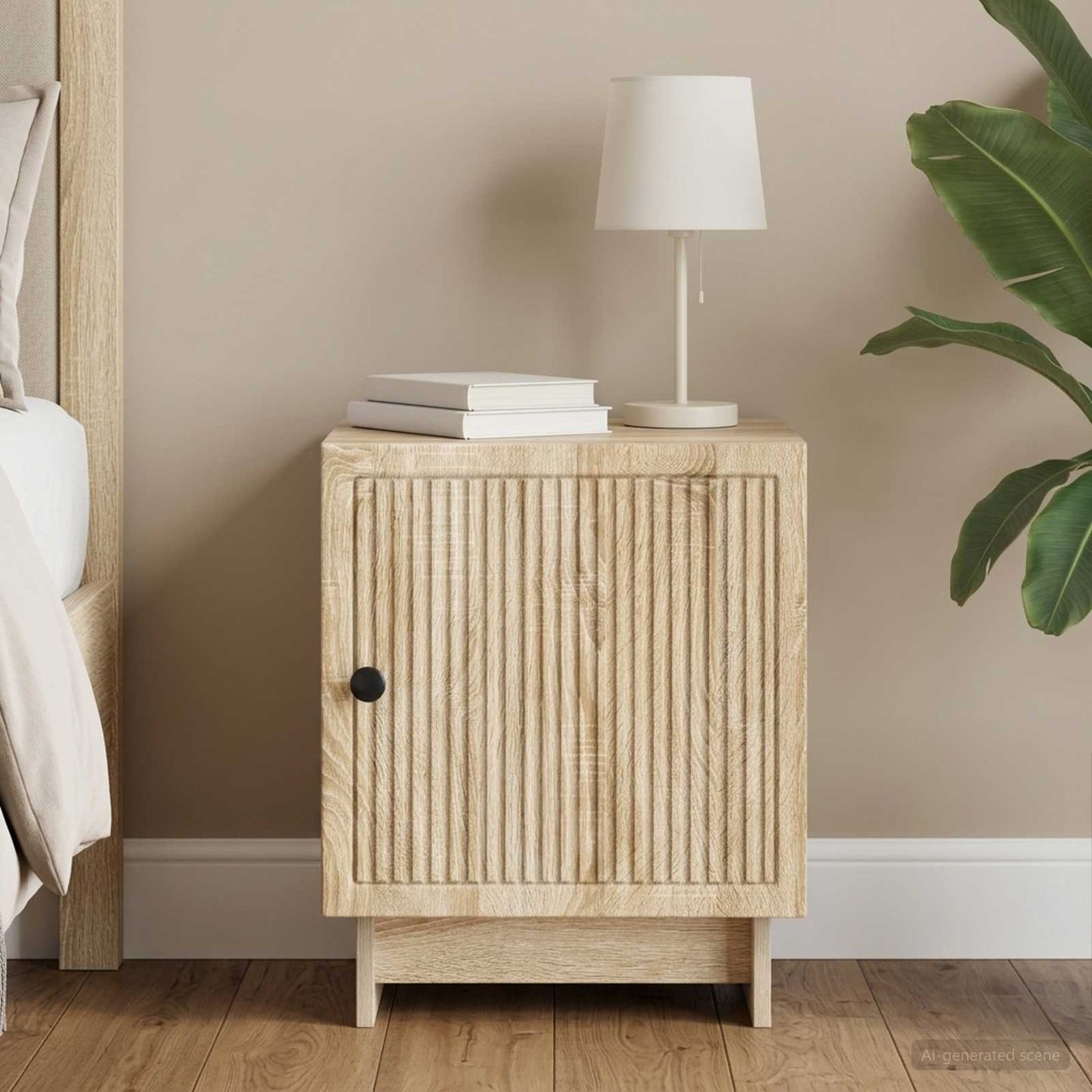 vidaXL Κομοδίνο Sonoma Δρυς 43 x 34,5 x 50 εκ Επεξεργασμένο Ξύλο
