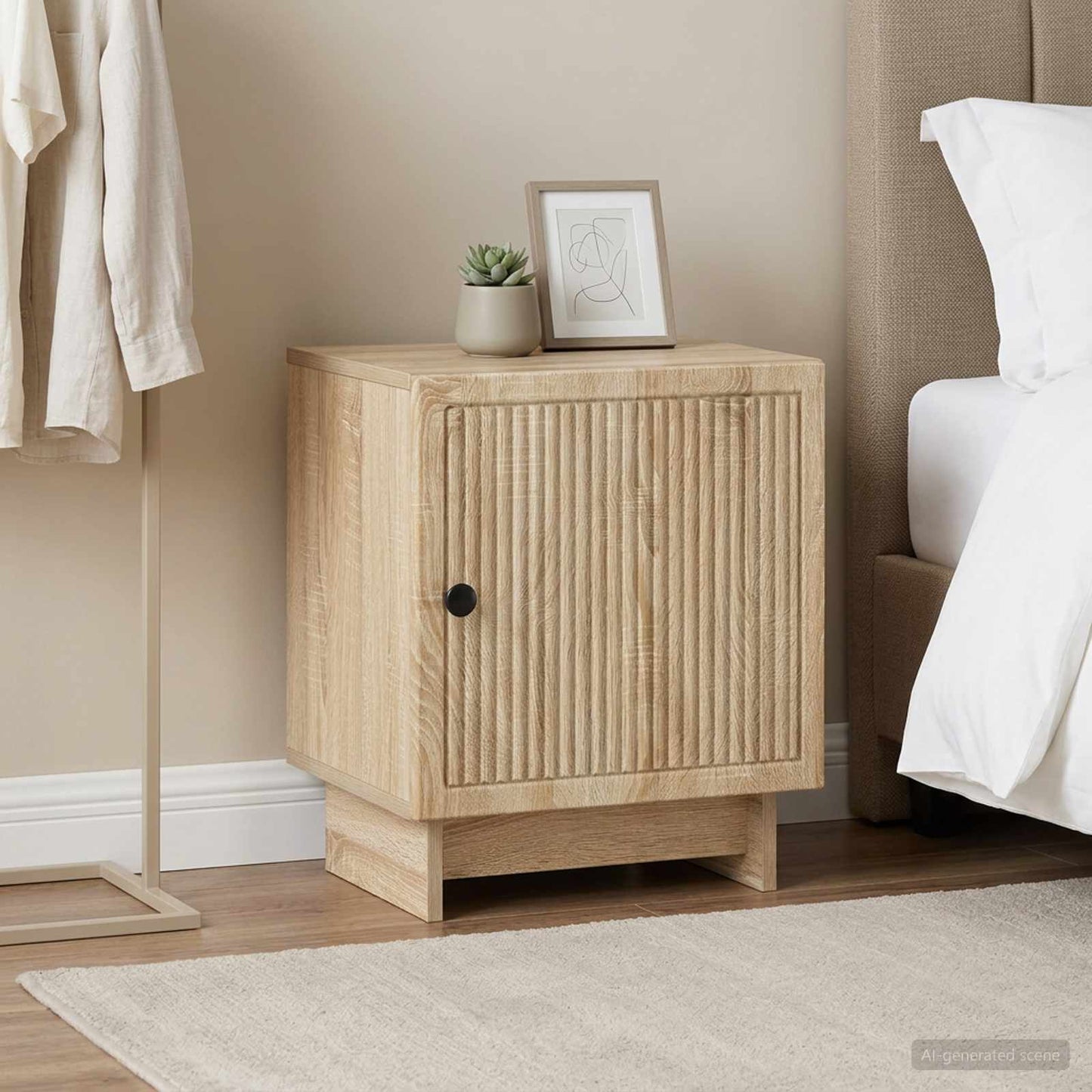vidaXL Κομοδίνο 2 τμχ. Sonoma Δρυς 43 x 34,5 x 50 εκ