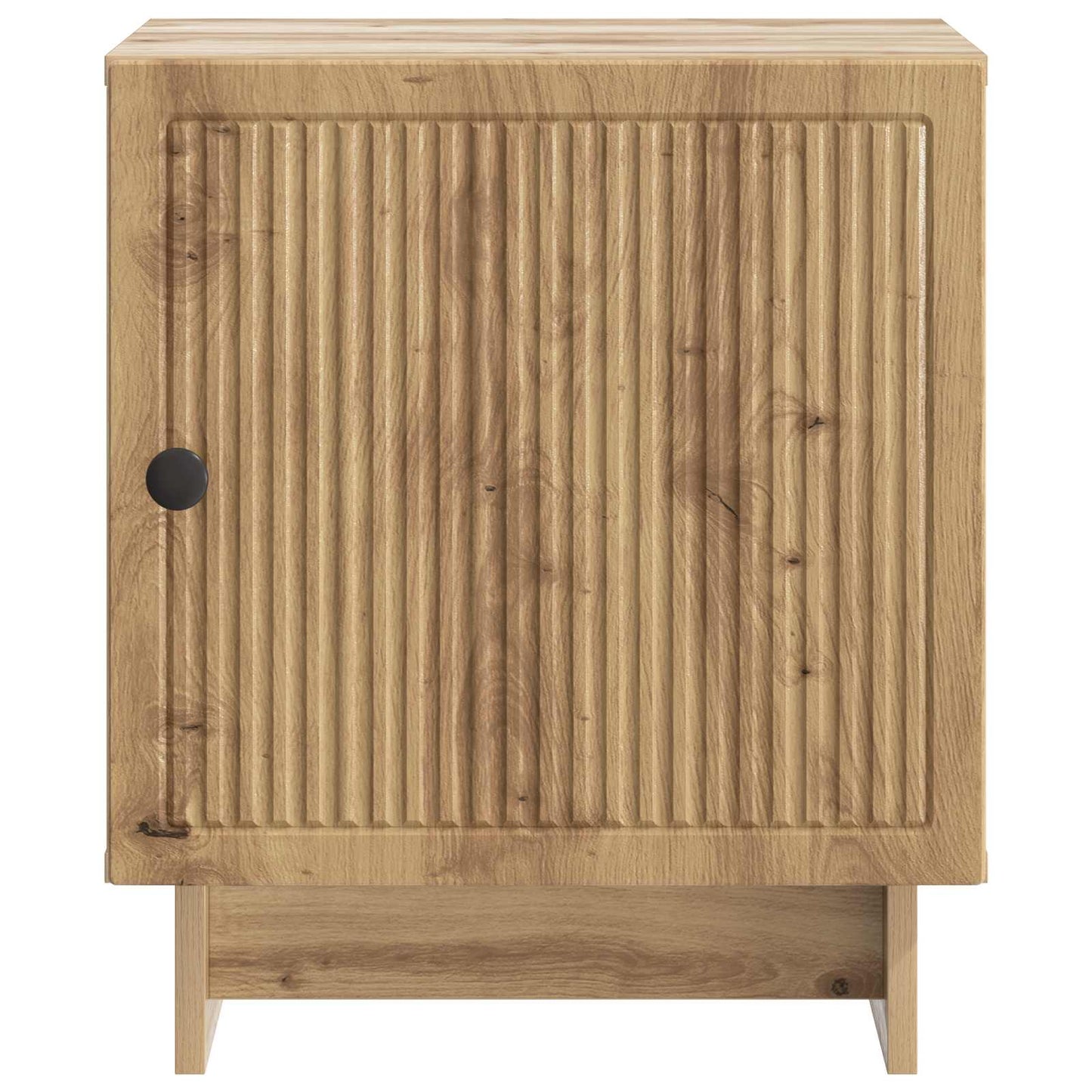 vidaXL Κομοδίνο Artisan Δρυς 43 x 34,5 x 50 εκ Επεξεργασμένο Ξύλο