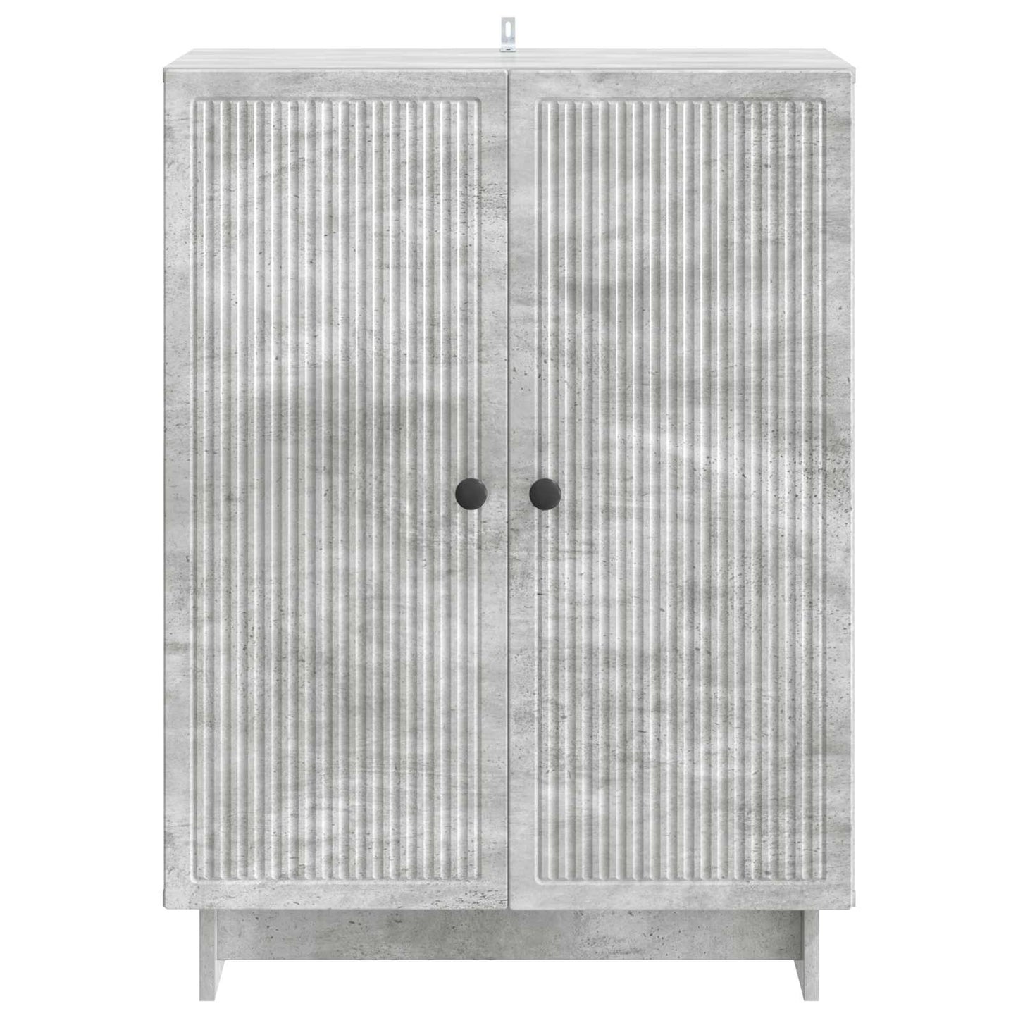 vidaXL Πλαϊνό γραφείο Γκρι Σκυροδέματος 66 x 34,5 x 90 εκ