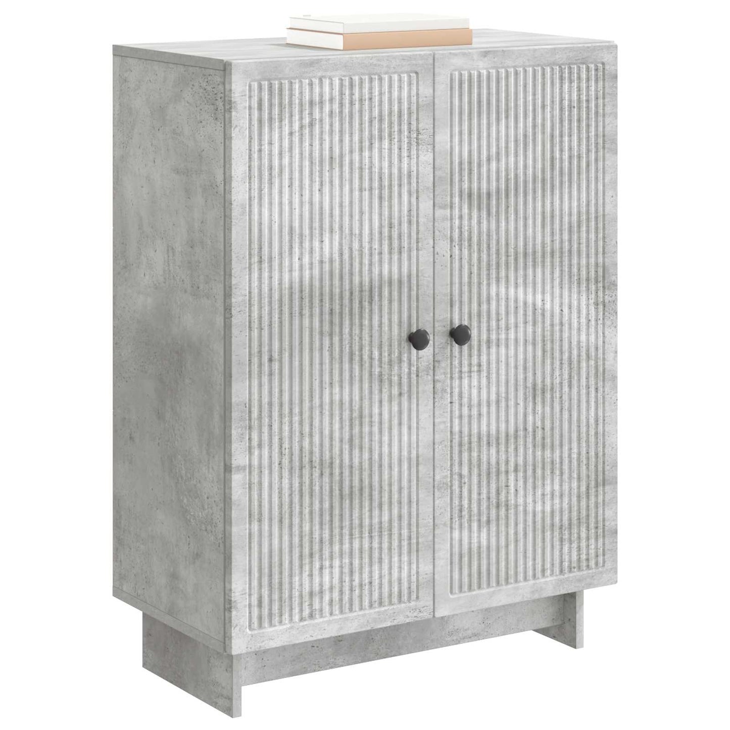 vidaXL Πλαϊνό γραφείο Γκρι Σκυροδέματος 66 x 34,5 x 90 εκ