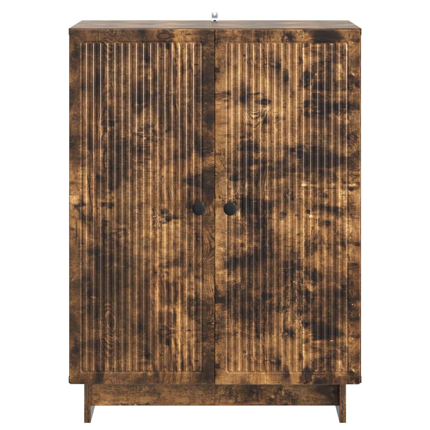 vidaXL Πλαϊνό γραφείο Καπνισμένο Ξύλο Δρυός 66 x 34,5 x 90 εκ