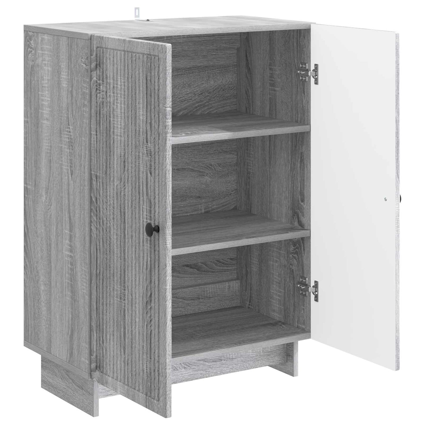 vidaXL Πλαϊνό γραφείο Γκρι Sonoma 66 x 34,5 x 90 εκ Επεξεργασμένο Ξύλο