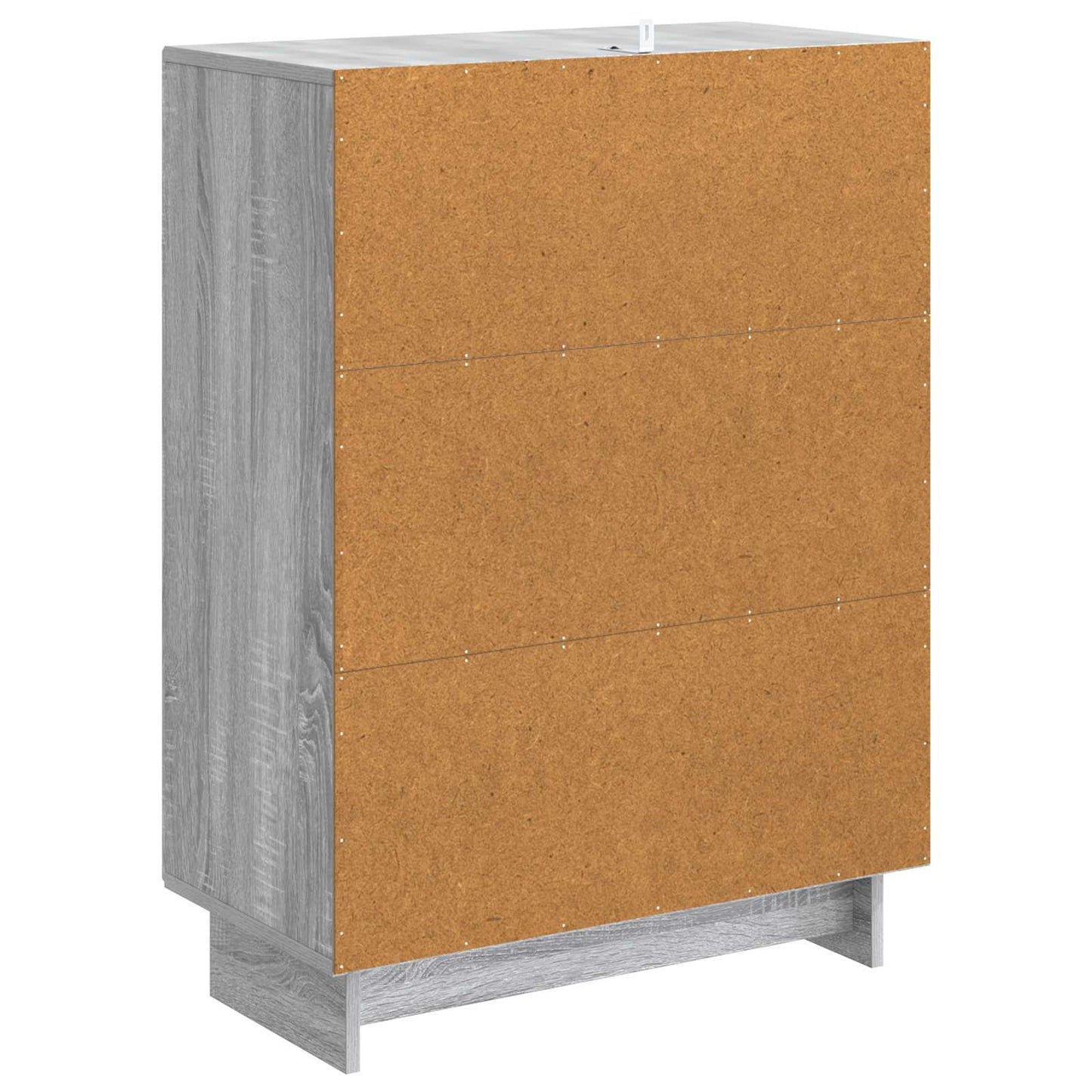 vidaXL Πλαϊνό γραφείο Γκρι Sonoma 66 x 34,5 x 90 εκ Επεξεργασμένο Ξύλο