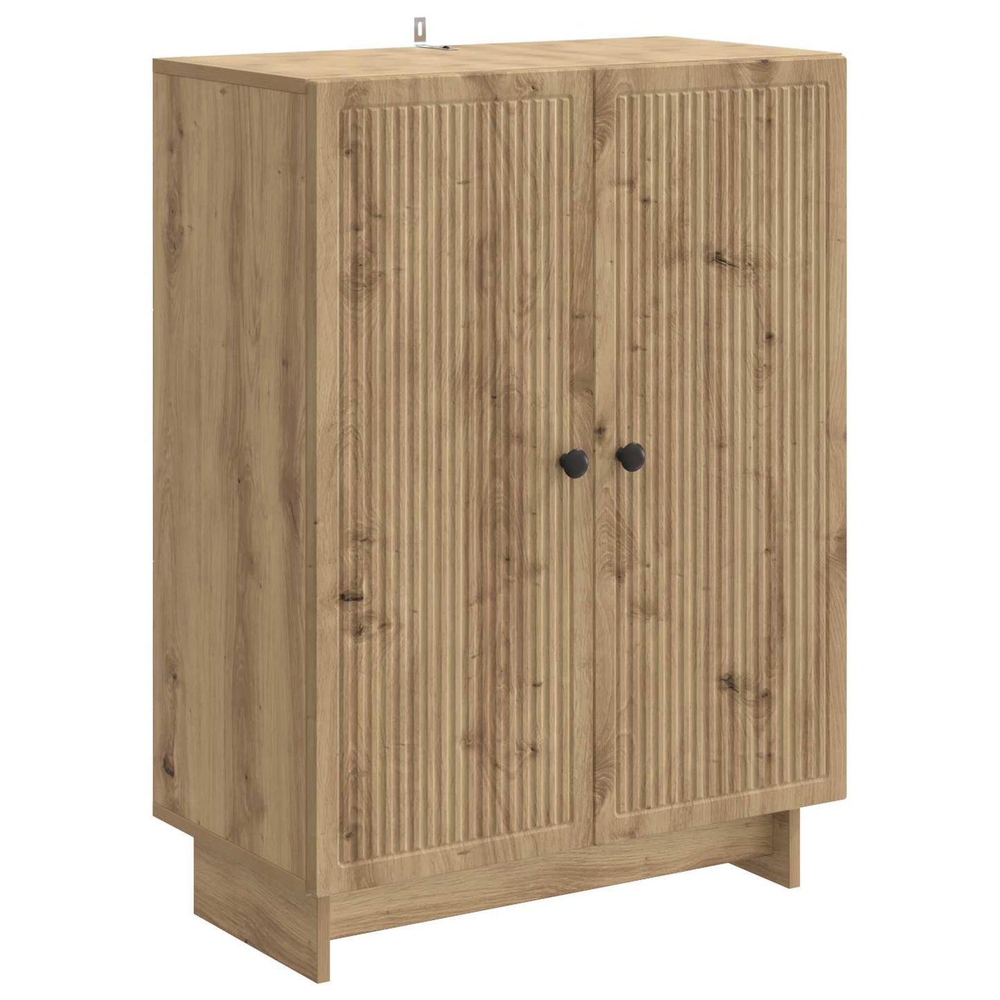 vidaXL Πλαϊνό γραφείο Artisan Δρυς 66 x 34,5 x 90 εκ