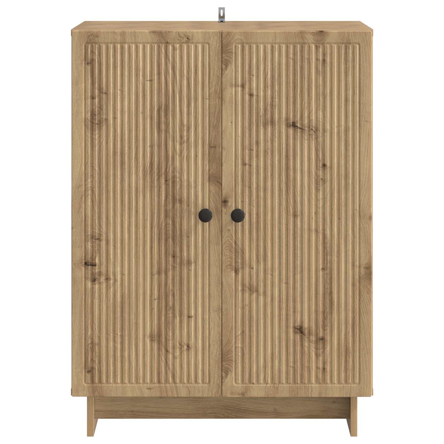 vidaXL Πλαϊνό γραφείο Artisan Δρυς 66 x 34,5 x 90 εκ