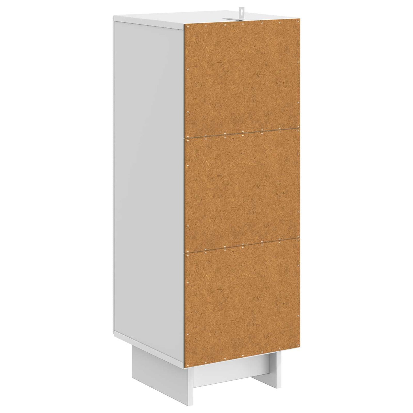 vidaXL Πλαϊνό γραφείο Γυαλιστερό Λευκό 33 x 34,5 x 90 εκ