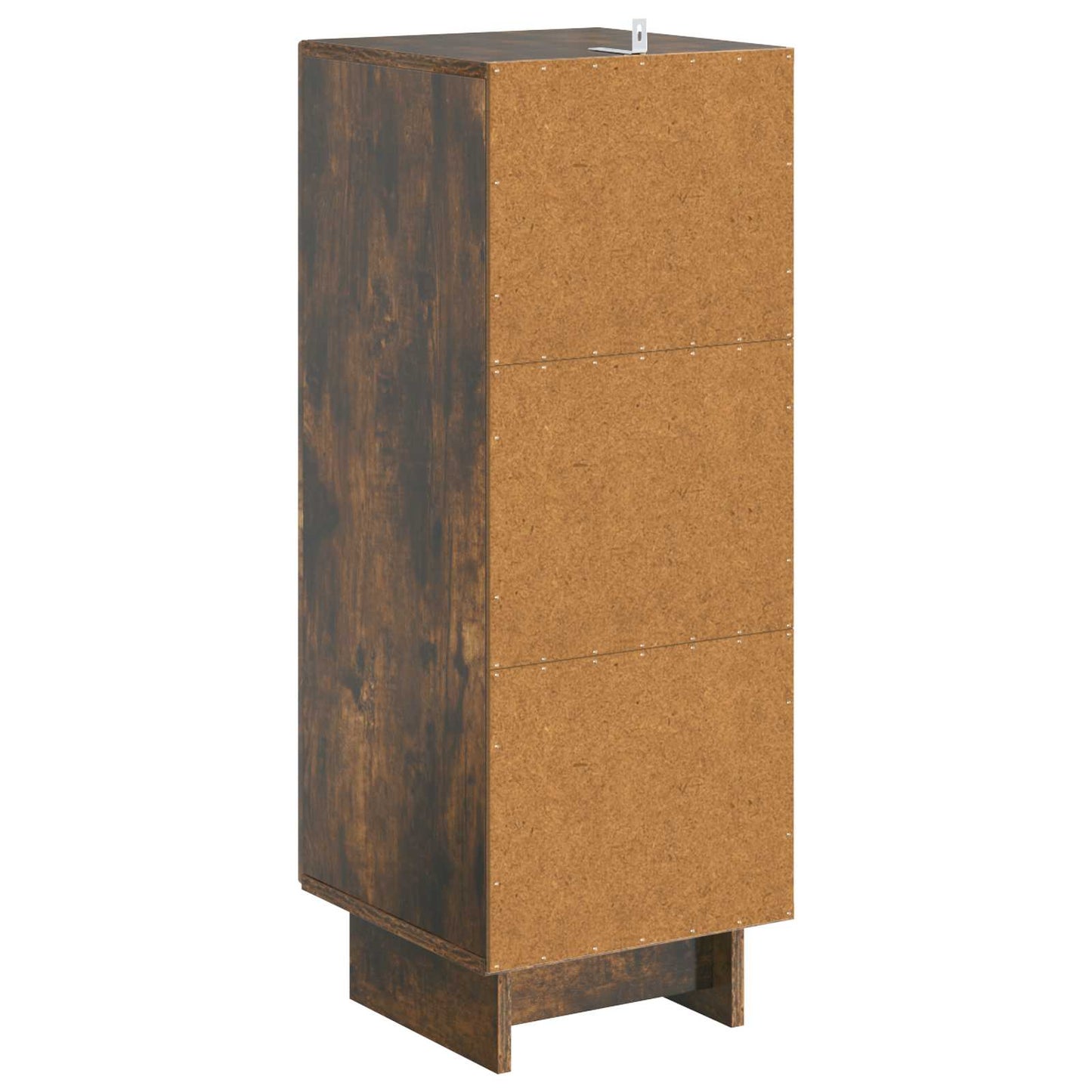 vidaXL Πλαϊνό γραφείο Καπνισμένο Ξύλο Δρυός 33 x 34,5 x 90 εκ