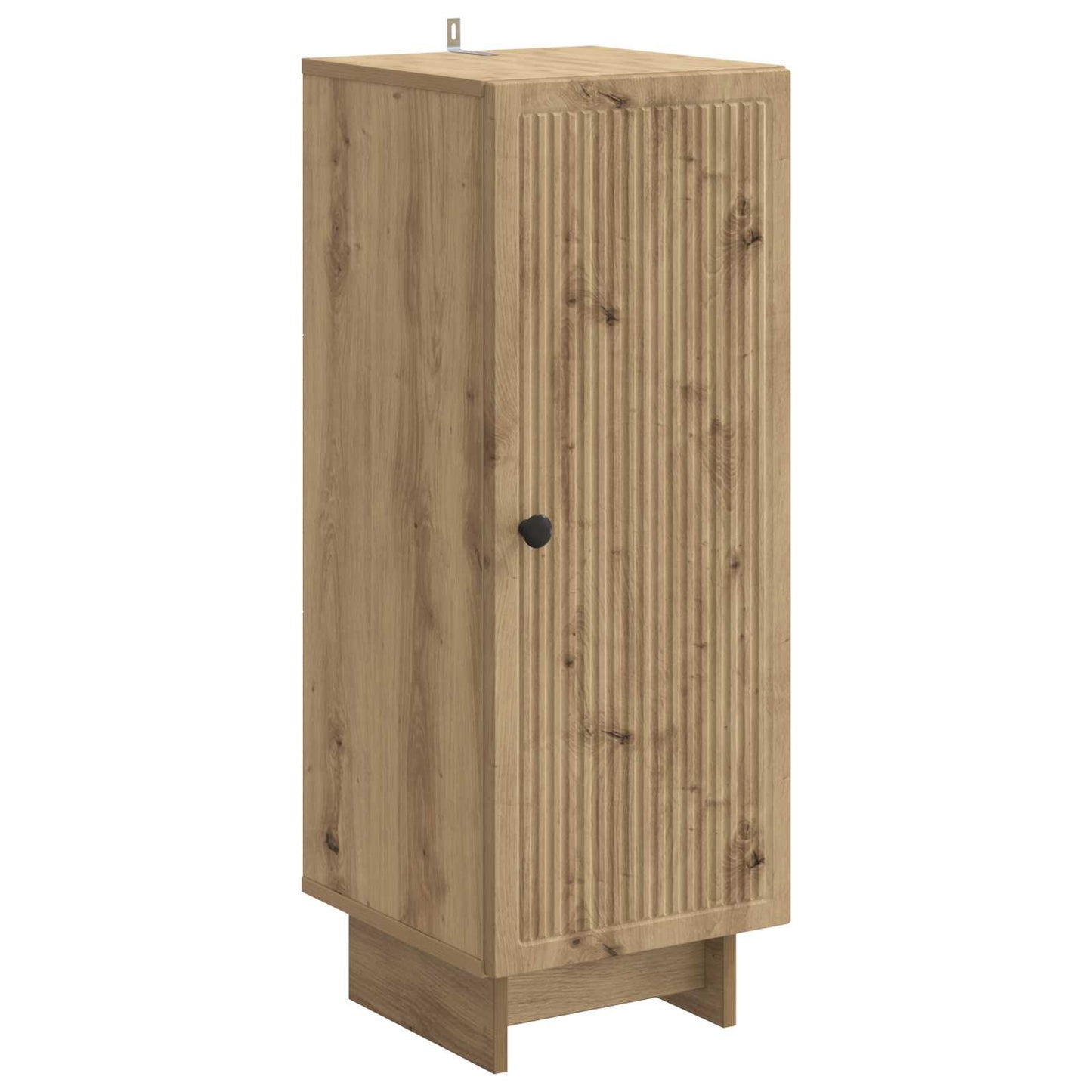 vidaXL Πλαϊνό γραφείο Artisan Δρυς 33 x 34,5 x 90 εκ