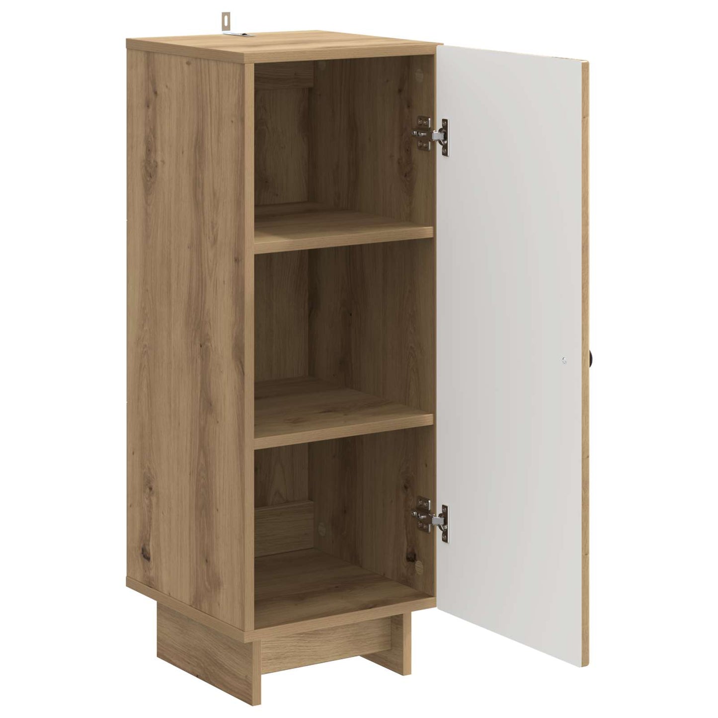 vidaXL Πλαϊνό γραφείο Artisan Δρυς 33 x 34,5 x 90 εκ