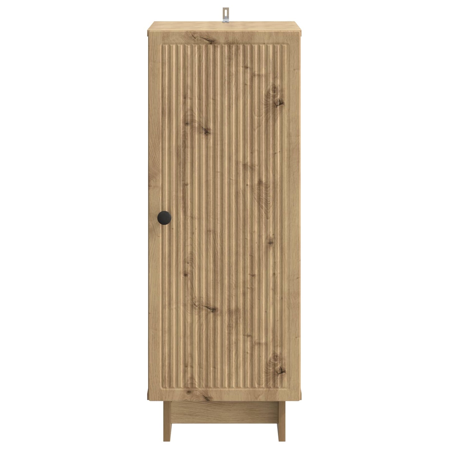 vidaXL Πλαϊνό γραφείο Artisan Δρυς 33 x 34,5 x 90 εκ