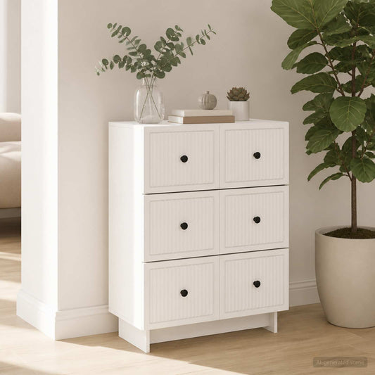 vidaXL Ντουλάπι με Συρτάρια 66 x 34,5 x 90 εκ Επεξεργασμένο Ξύλο