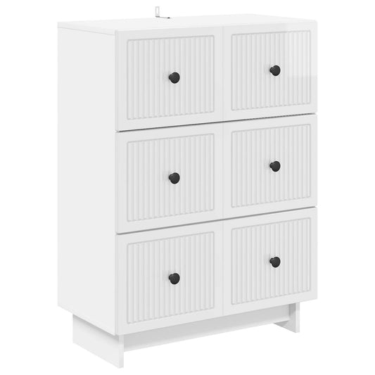 vidaXL Ντουλάπι με Συρτάρια 66 x 34,5 x 90 εκ Επεξεργασμένο Ξύλο