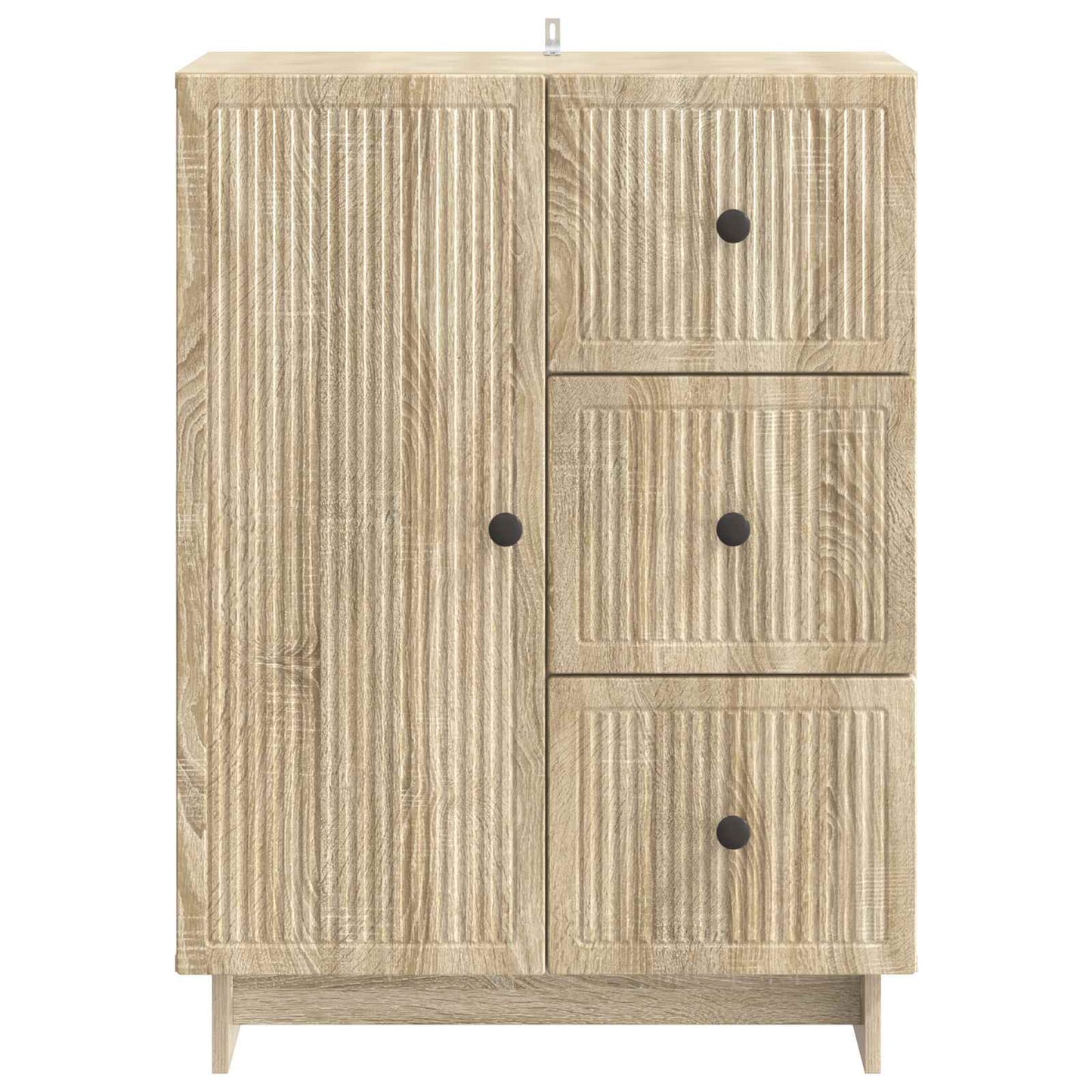 vidaXL Πλαϊνό γραφείο Sonoma Δρυς 66 x 34,5 x 90 εκ Επεξεργασμένο Ξύλο