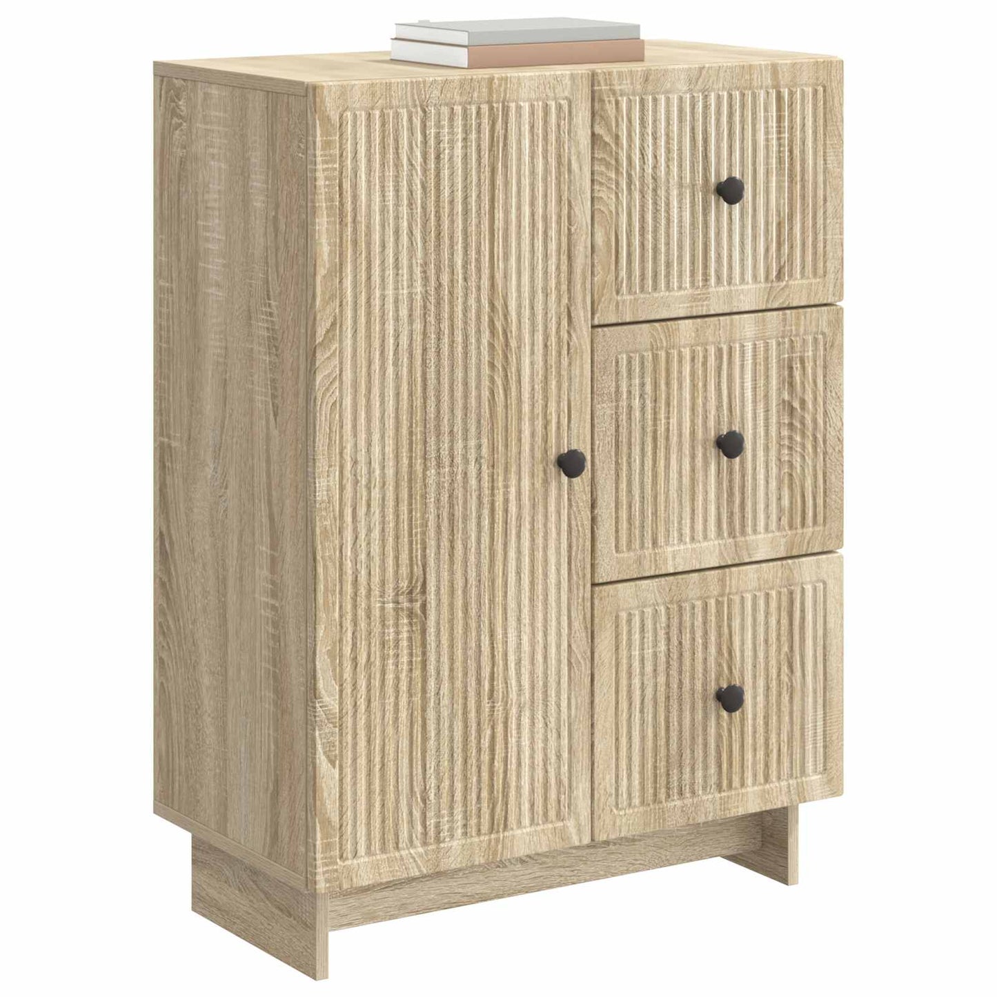 vidaXL Πλαϊνό γραφείο Sonoma Δρυς 66 x 34,5 x 90 εκ Επεξεργασμένο Ξύλο