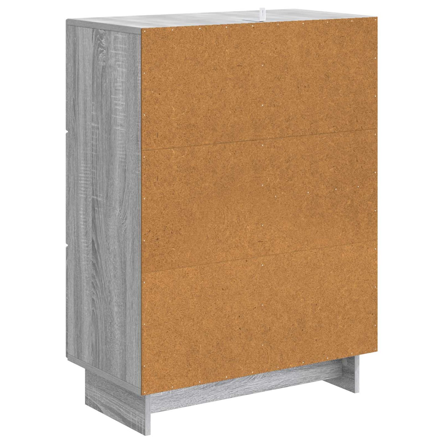 vidaXL Πλαϊνό γραφείο Γκρι Sonoma 66 x 34,5 x 90 εκ Επεξεργασμένο Ξύλο