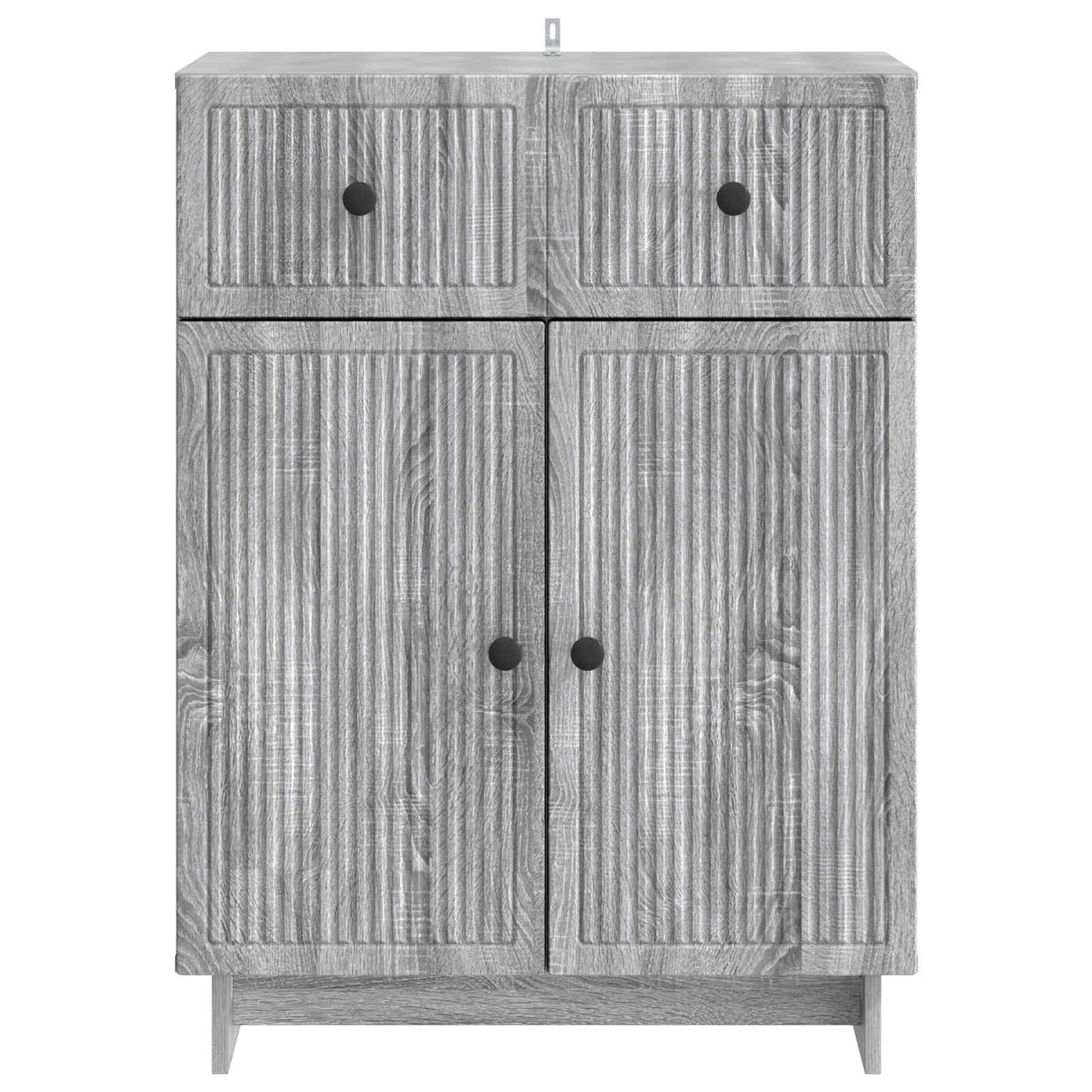 vidaXL Πλαϊνό γραφείο Γκρι Sonoma 66 x 34,5 x 90 εκ Επεξεργασμένο Ξύλο