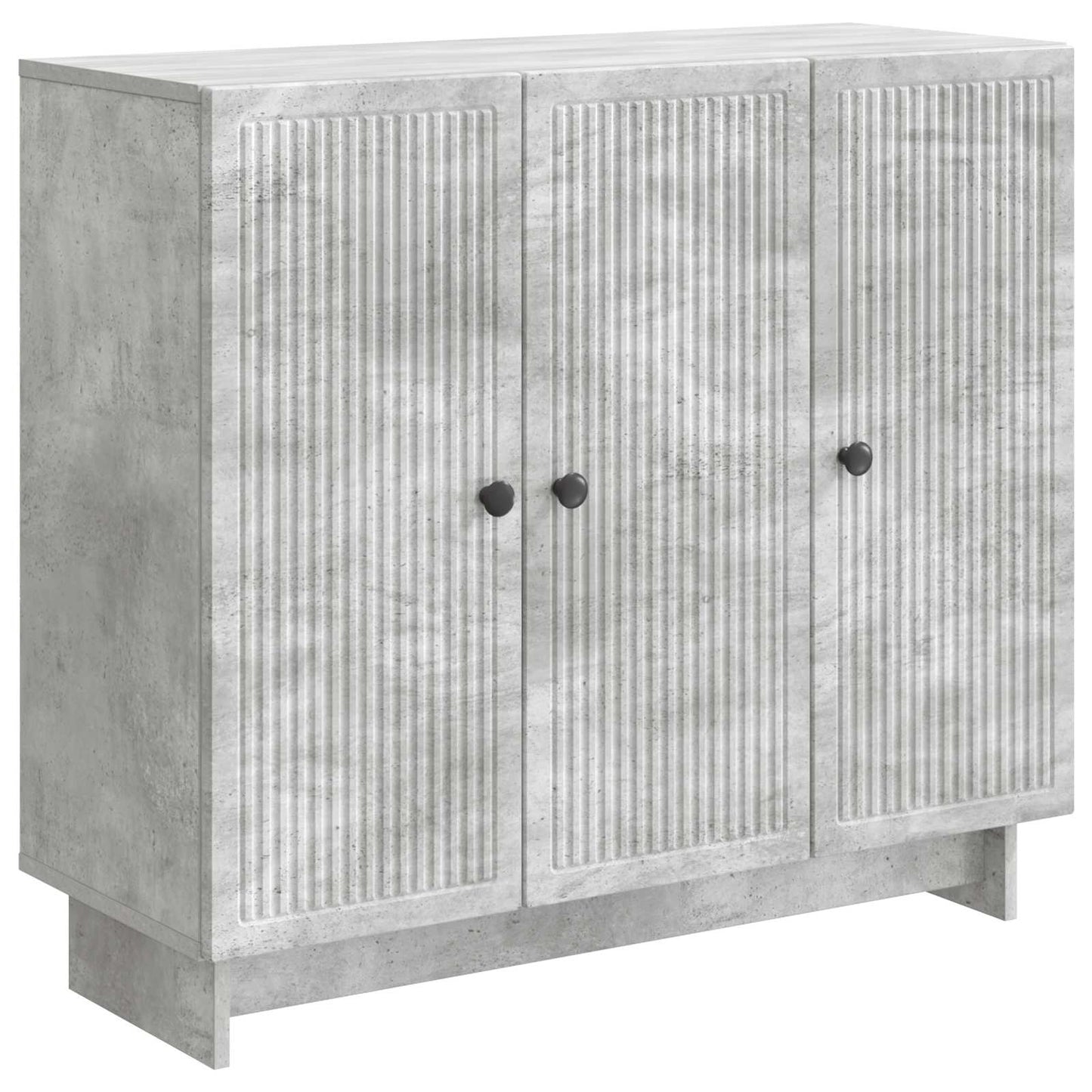 vidaXL Πλαϊνό γραφείο Γκρι Σκυροδέματος 89 x 34,5 x 80 εκ
