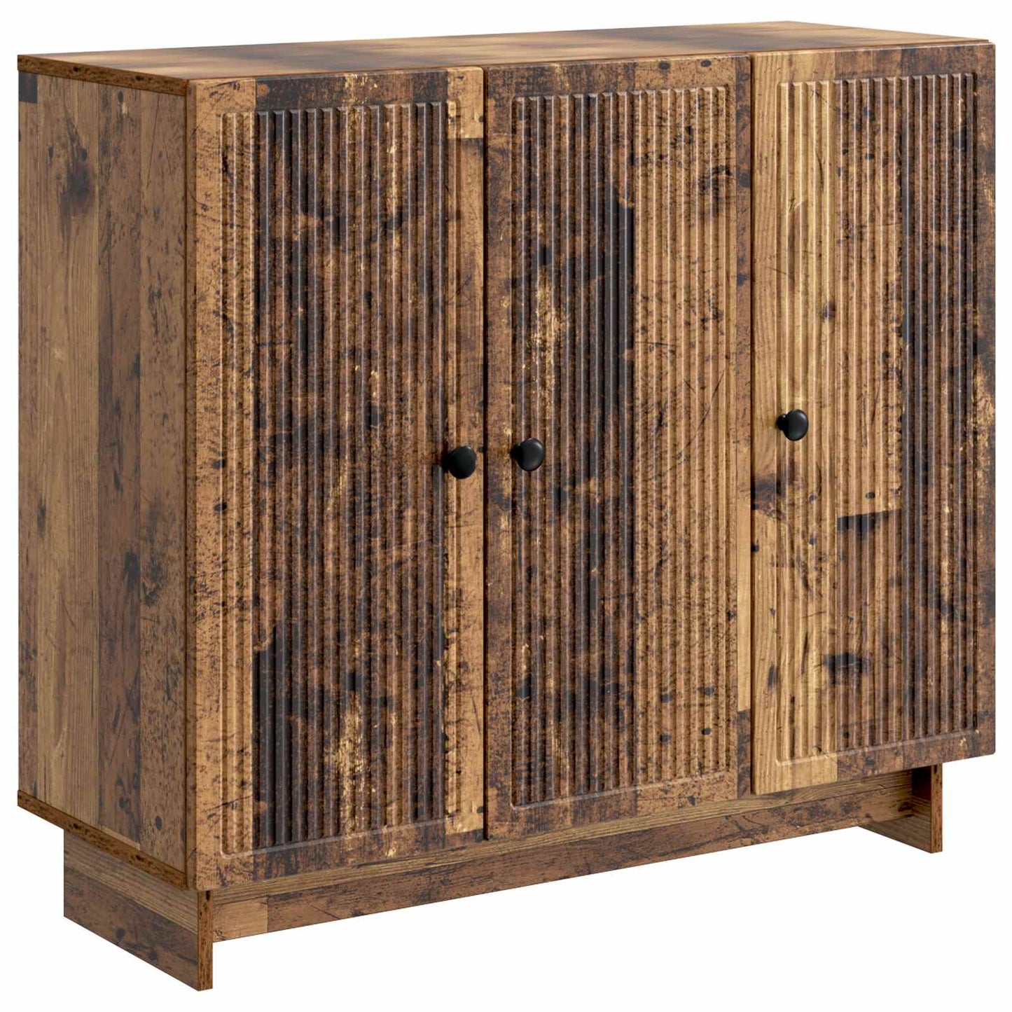 vidaXL Πλαϊνό γραφείο Παλαιωμένο ξύλο 89 x 34,5 x 80 εκ