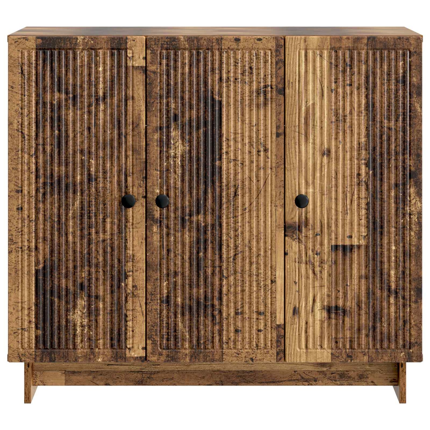 vidaXL Πλαϊνό γραφείο Παλαιωμένο ξύλο 89 x 34,5 x 80 εκ