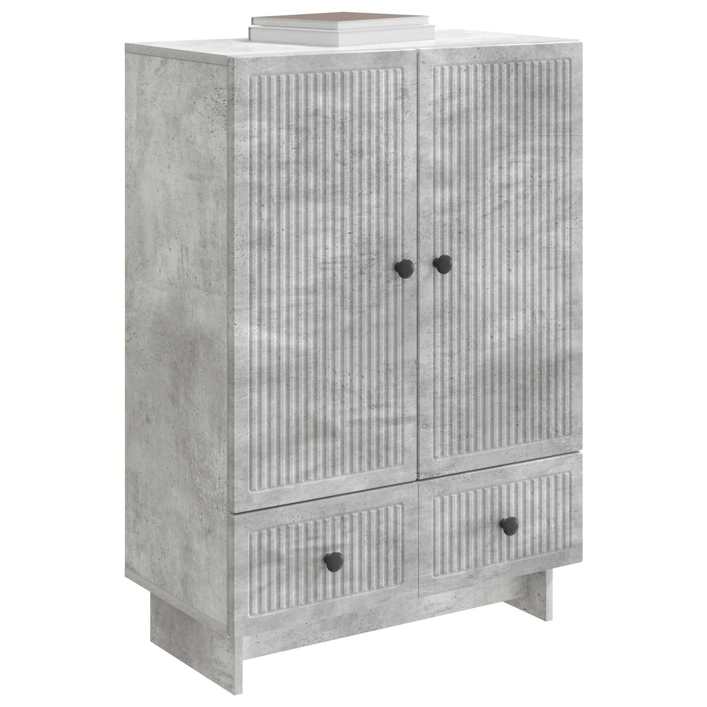 vidaXL Πλαϊνό γραφείο Σκυρόχρωμο Γκρι 66 x 34,5 x 95 εκ.