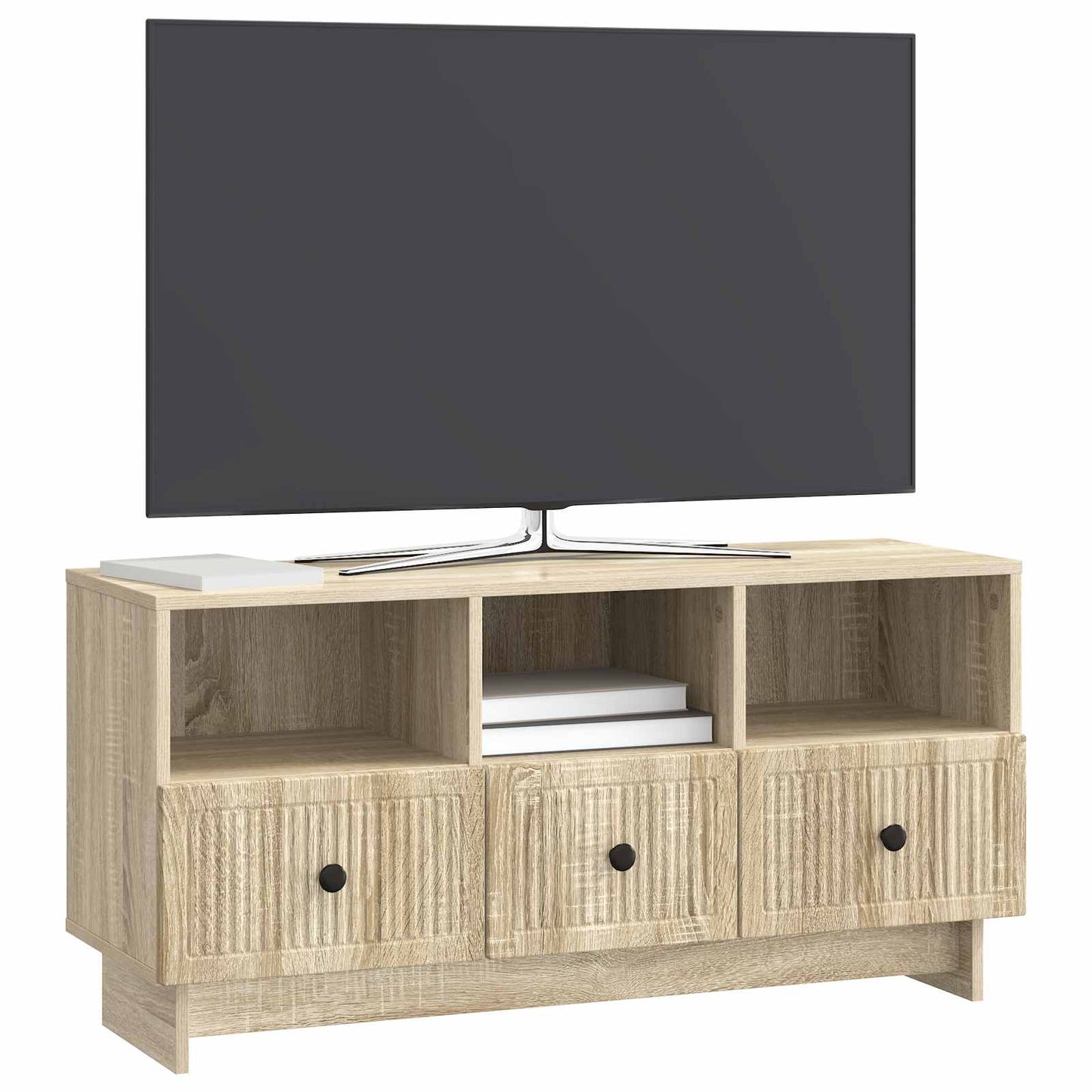 vidaXL Ντουλάπι TV Sonoma Δρυς 102 x 34,5 x 50 εκ. Επεξεργασμένο Ξύλο