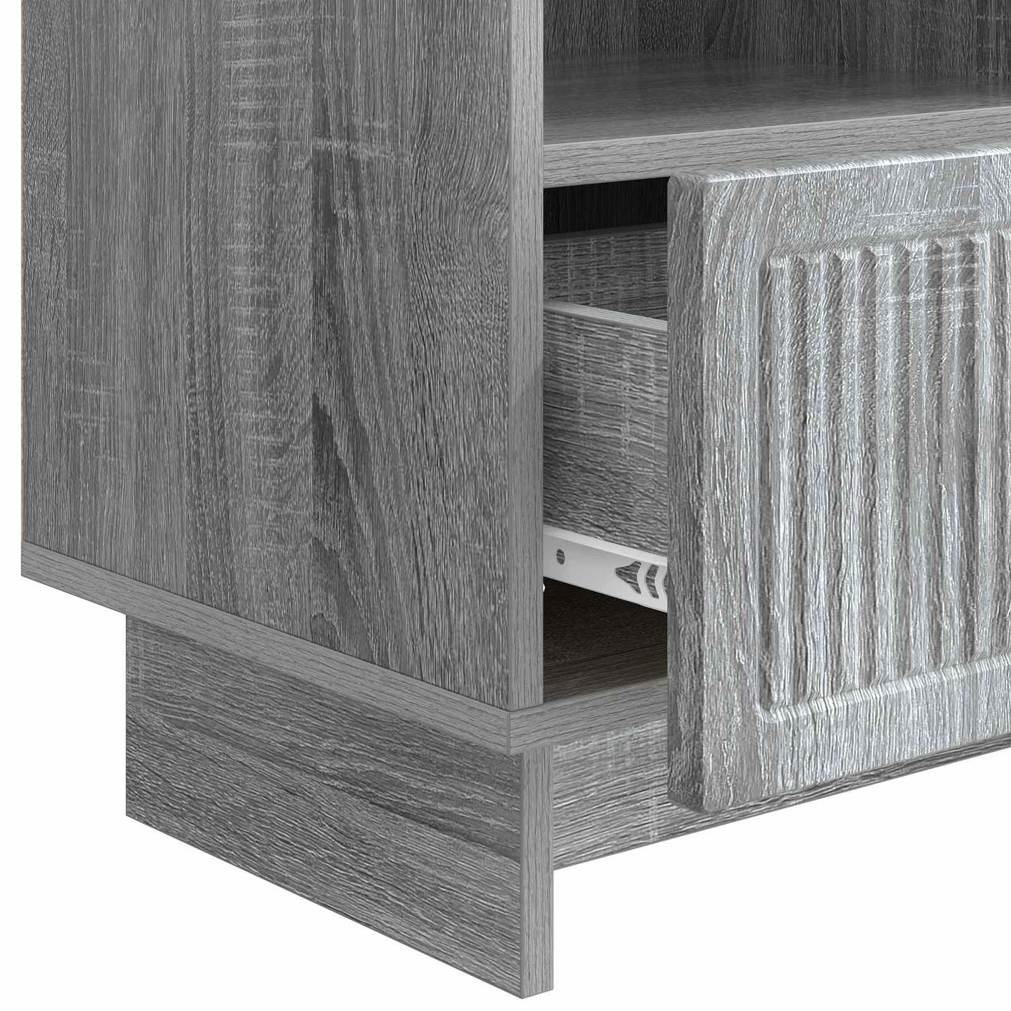 vidaXL Ντουλάπι TV Γκρι Sonoma 102 x 34,5 x 50 εκ. Επεξεργασμένο Ξύλο