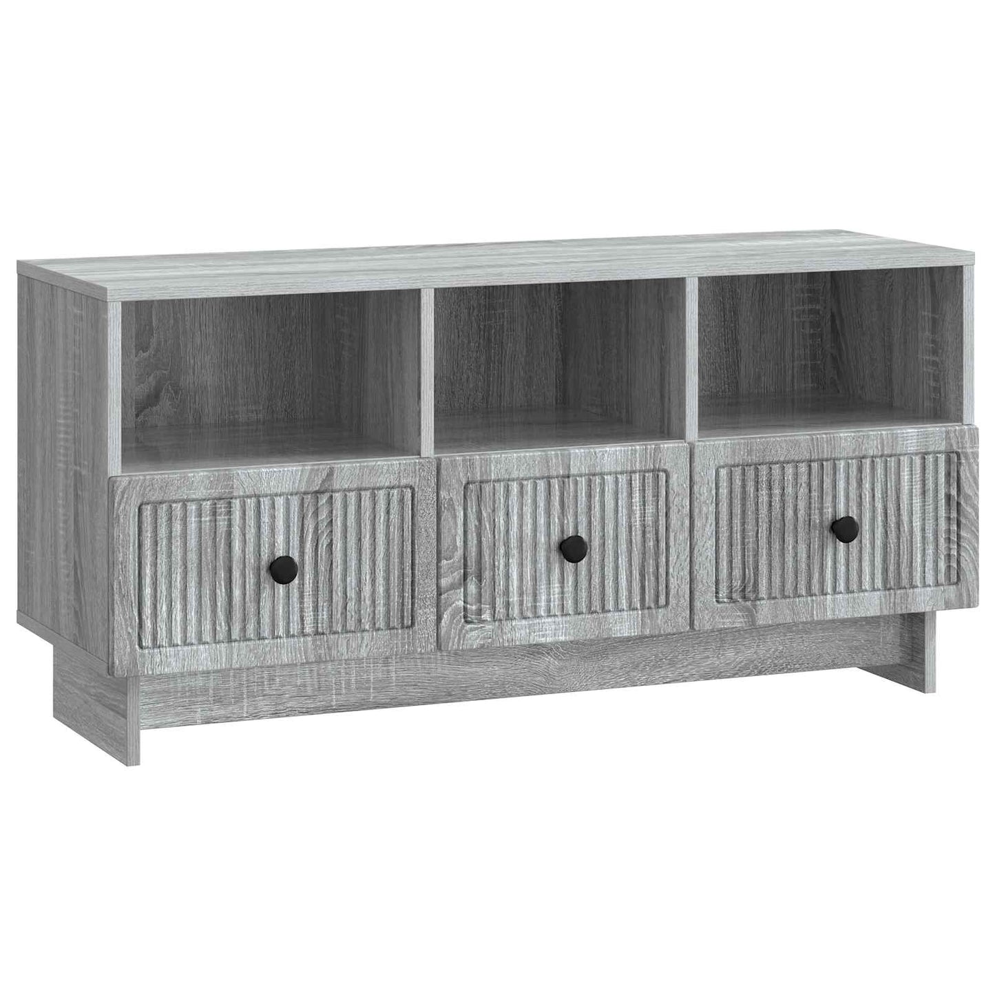 vidaXL Ντουλάπι TV Γκρι Sonoma 102 x 34,5 x 50 εκ. Επεξεργασμένο Ξύλο