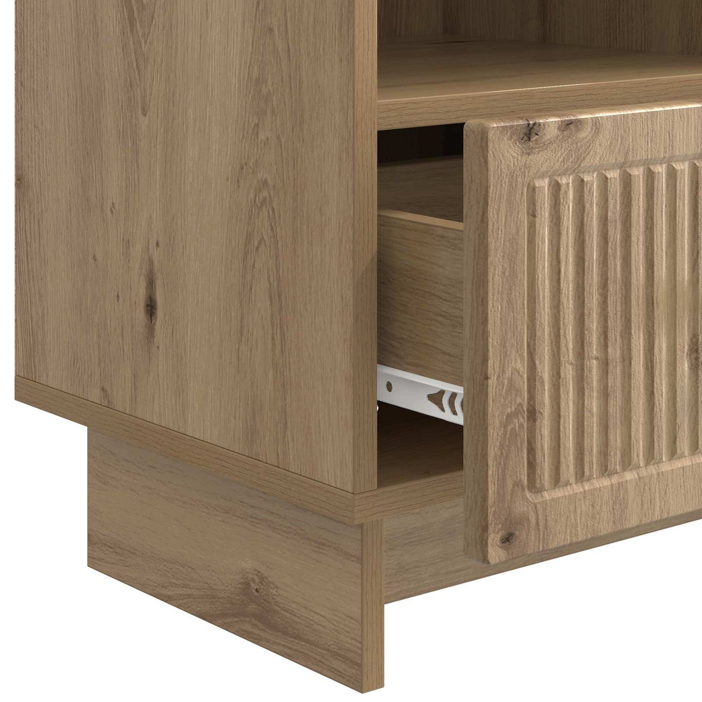 vidaXL Ντουλάπι TV Artisan Δρυς 102 x 34,5 x 50 εκ. Επεξεργασμένο Ξύλο
