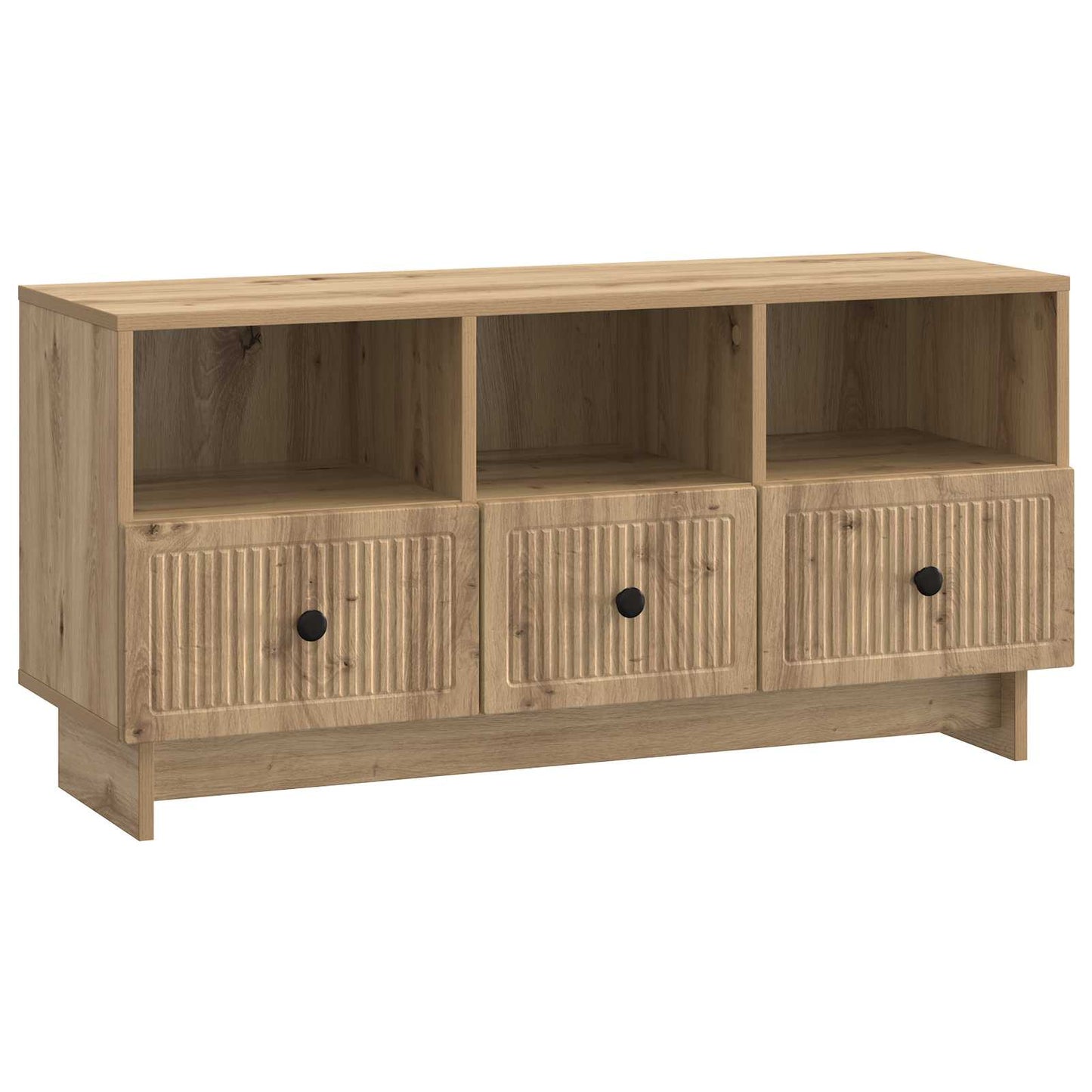 vidaXL Ντουλάπι TV Artisan Δρυς 102 x 34,5 x 50 εκ. Επεξεργασμένο Ξύλο