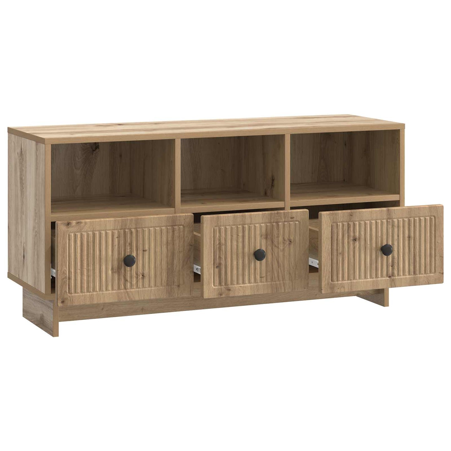 vidaXL Ντουλάπι TV Artisan Δρυς 102 x 34,5 x 50 εκ. Επεξεργασμένο Ξύλο