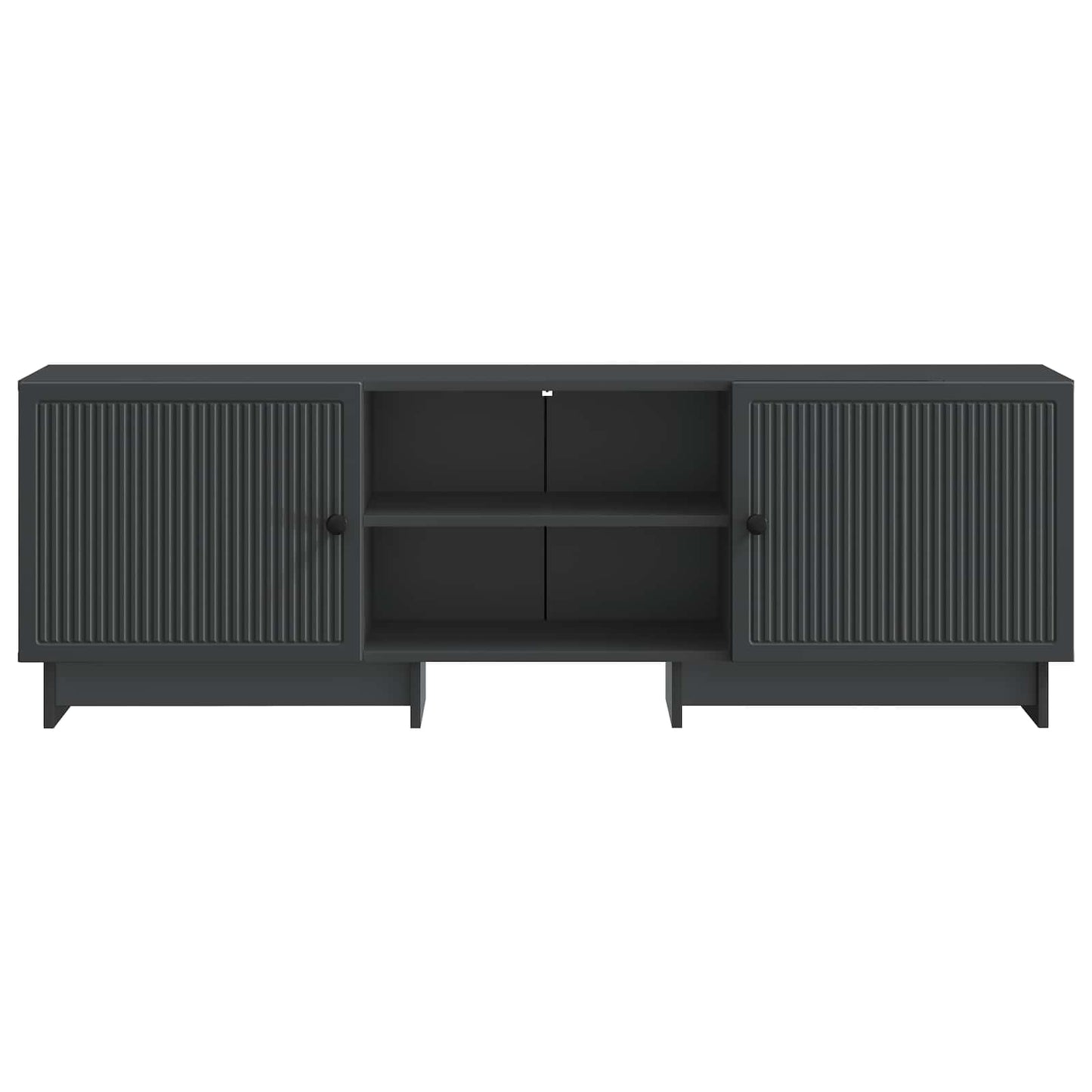 vidaXL Ντουλάπι TV Μαύρο 150 x 31 x 50 εκ. Μηχανικά επεξεργασμένο ξύλο