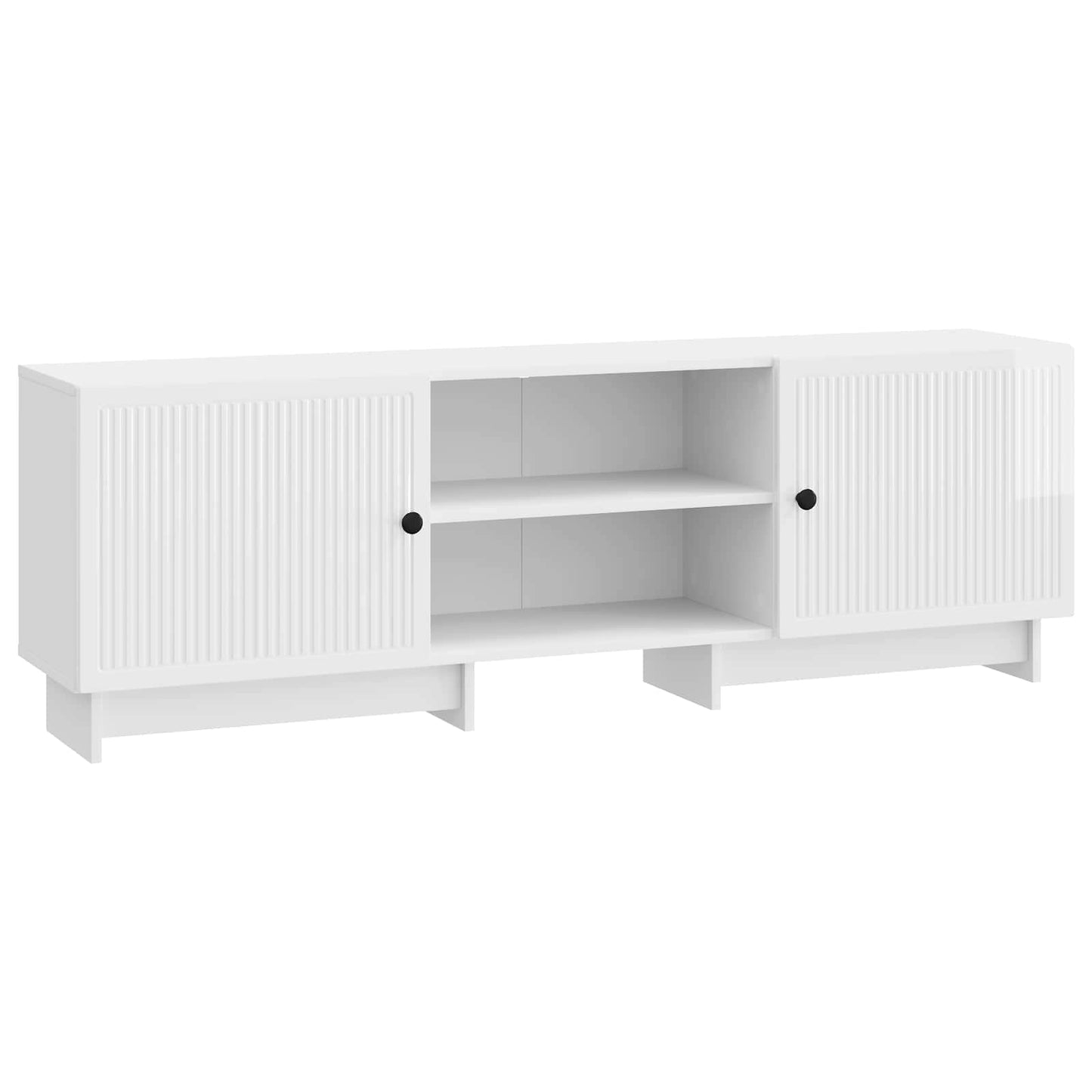 vidaXL Ντουλάπι TV Υψηλής Στιλπνότητας Λευκό 150 x 31 x 50 εκ.