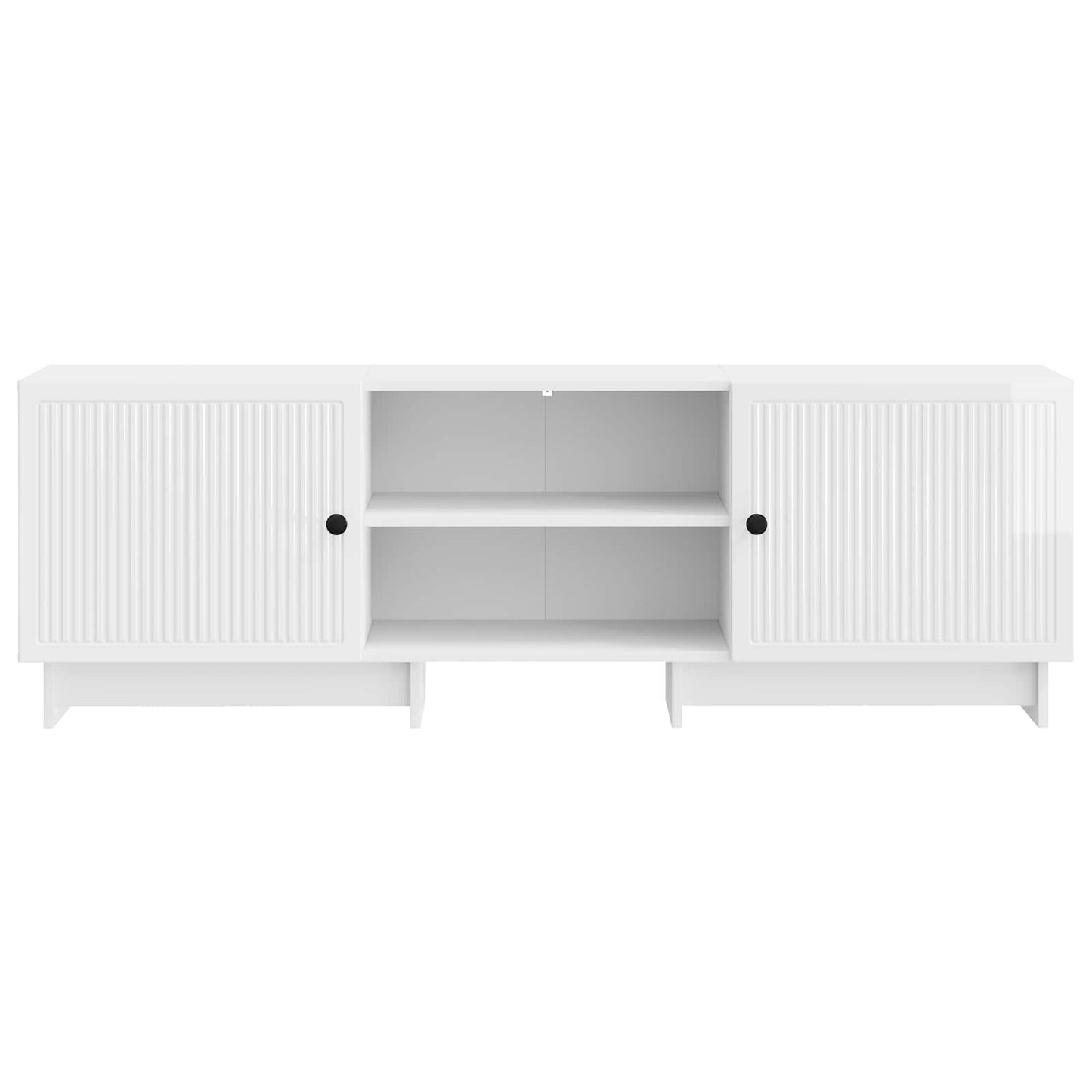 vidaXL Ντουλάπι TV Υψηλής Στιλπνότητας Λευκό 150 x 31 x 50 εκ.