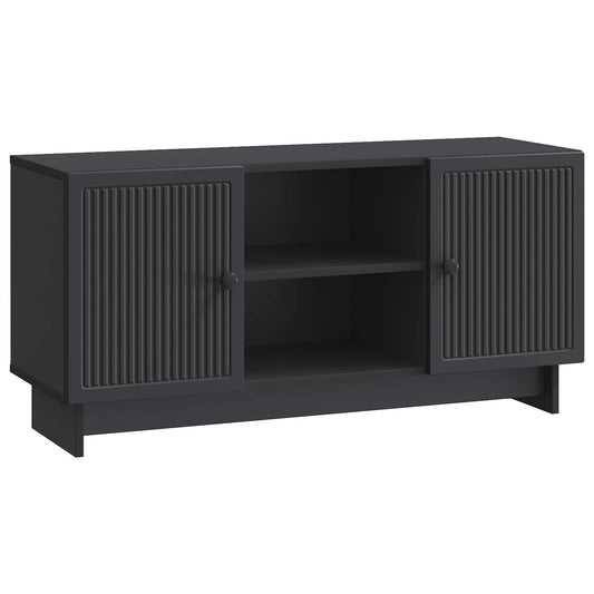 vidaXL Ντουλάπι TV 102 x 34,5 x 50 εκ. Μαύρο Επεξεργασμένο Ξύλο