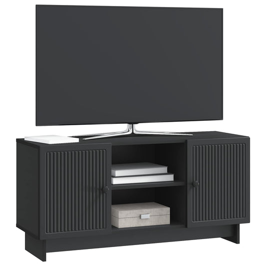 vidaXL Ντουλάπι TV 102 x 34,5 x 50 εκ. Μαύρο Επεξεργασμένο Ξύλο