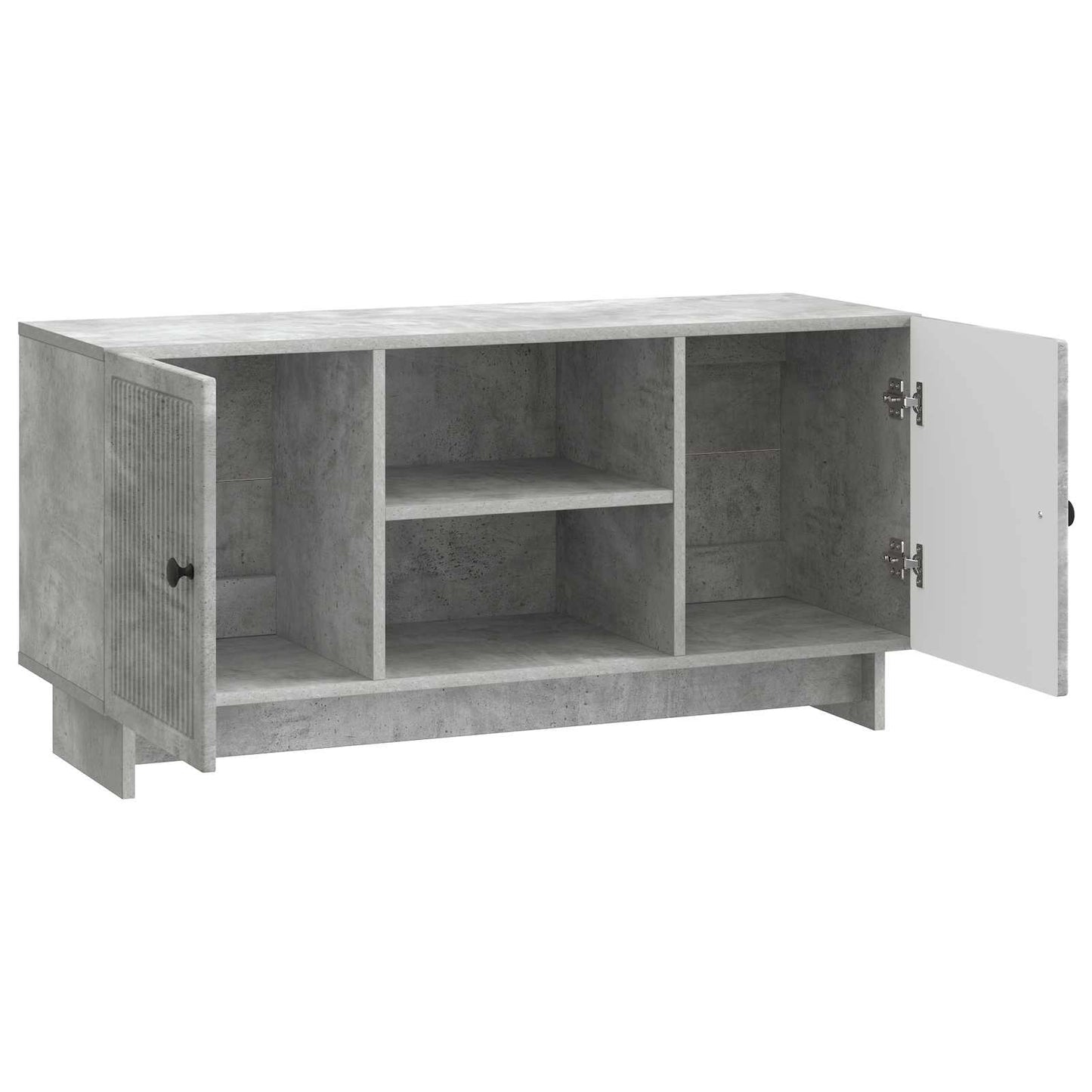vidaXL Ντουλάπι TV 102 x 34,5 x 50 εκ. Γκρι Σκυροδέματος